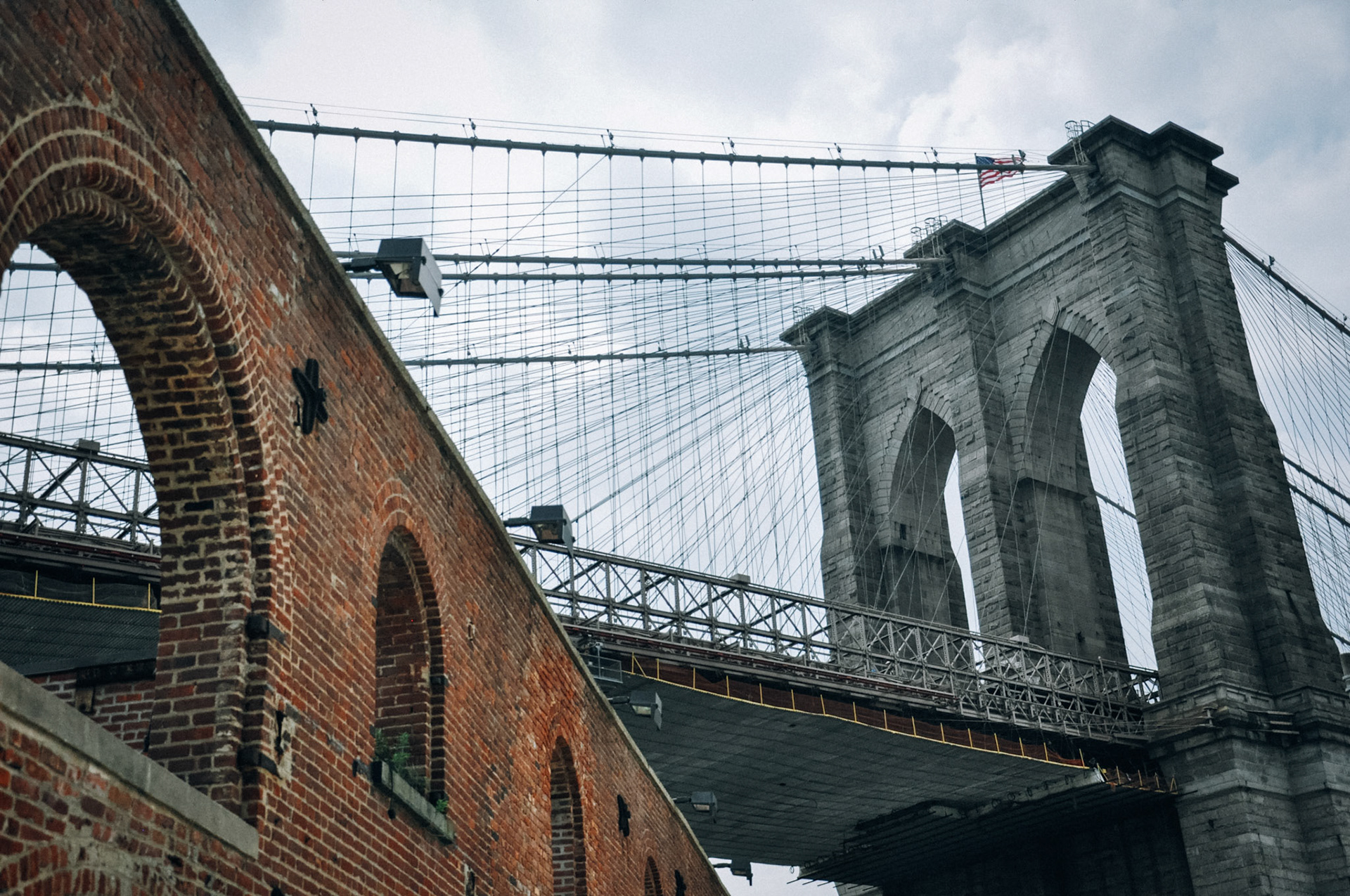 The Brooklyn Bridge from Brooklyn Bridge Park