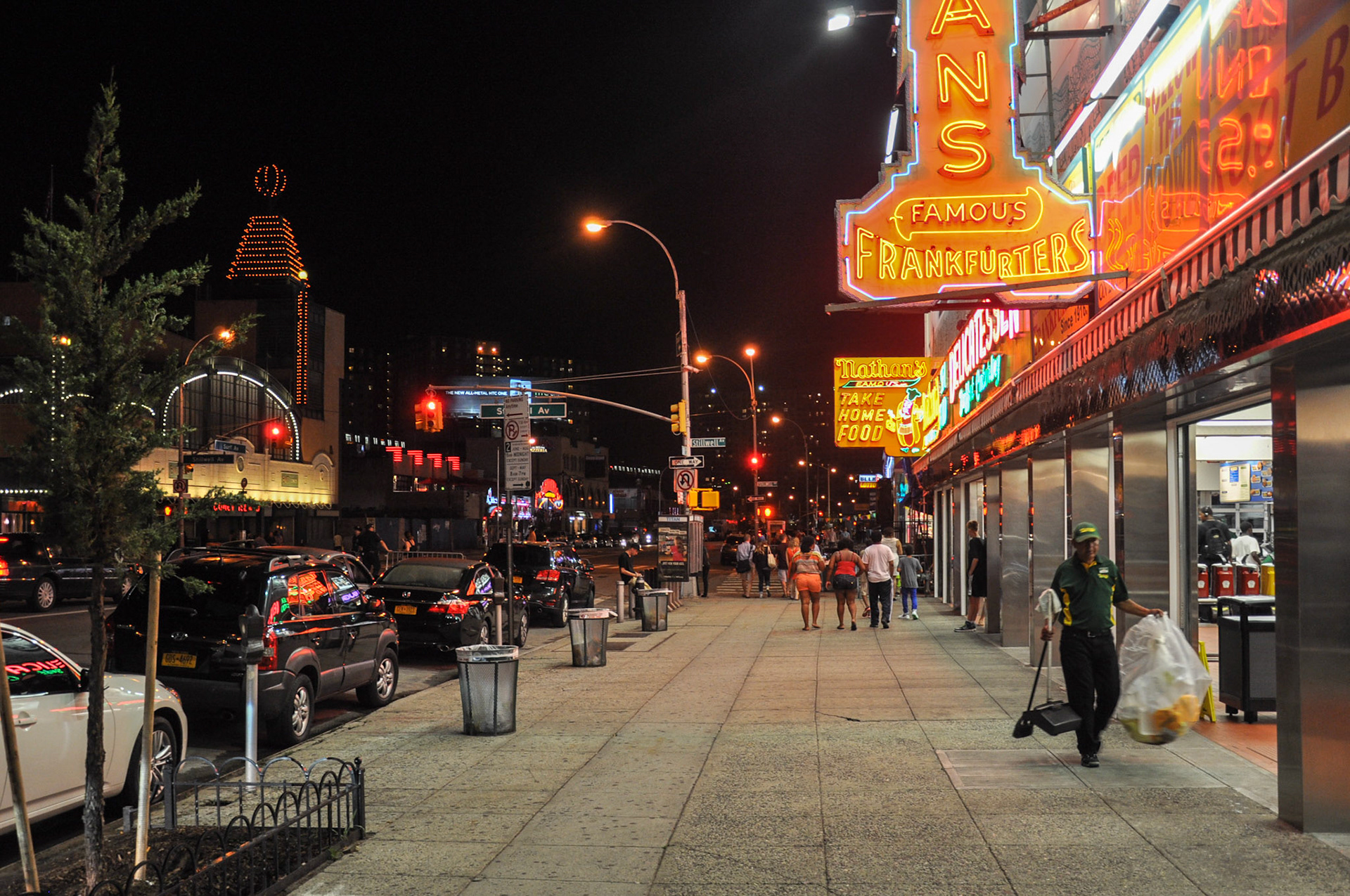 Nathan's Famous Frankfurters in Coney Island, Brooklyn