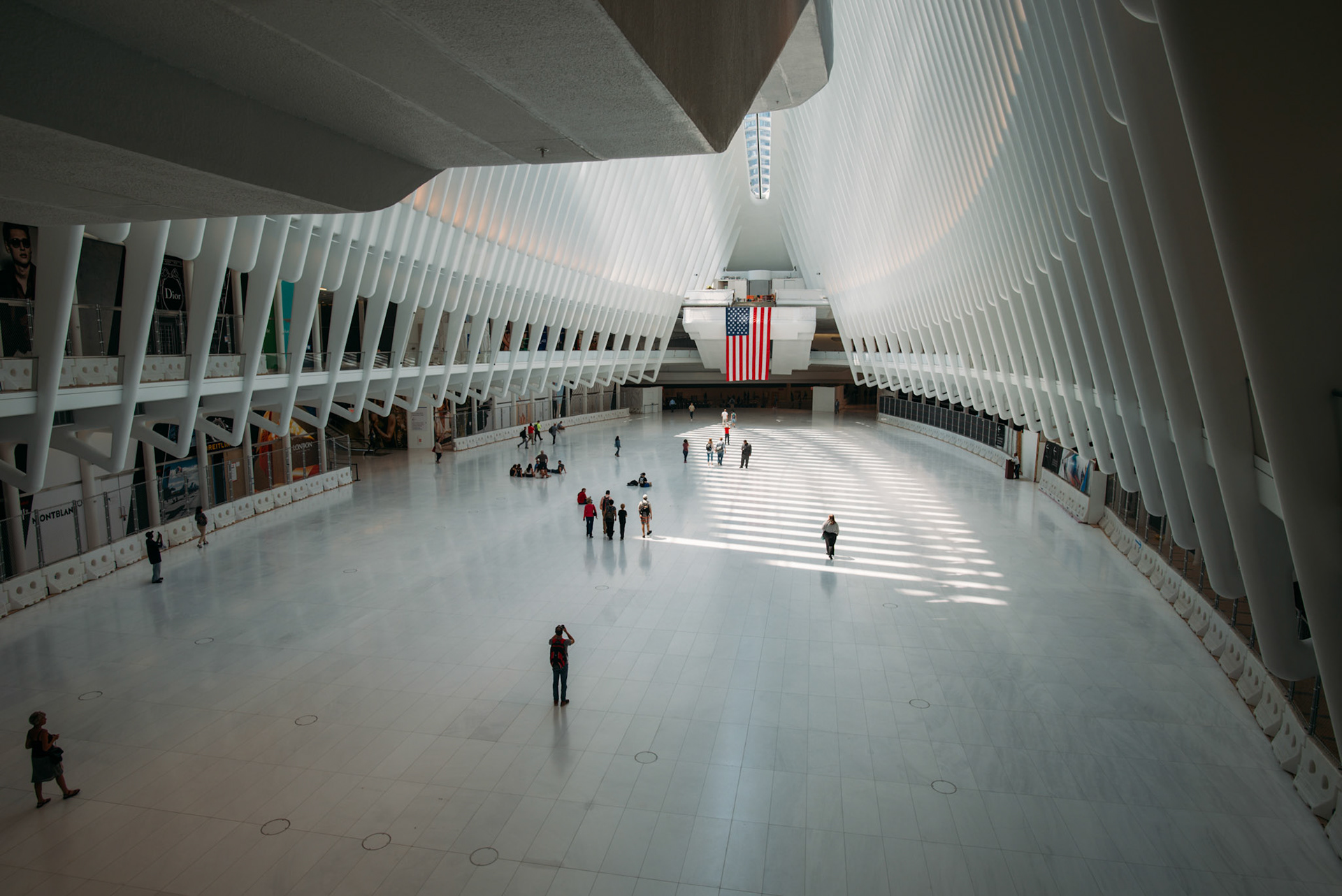 the oculus is open but not complete.  the oculus can be accessed from fulton center or brookfield place