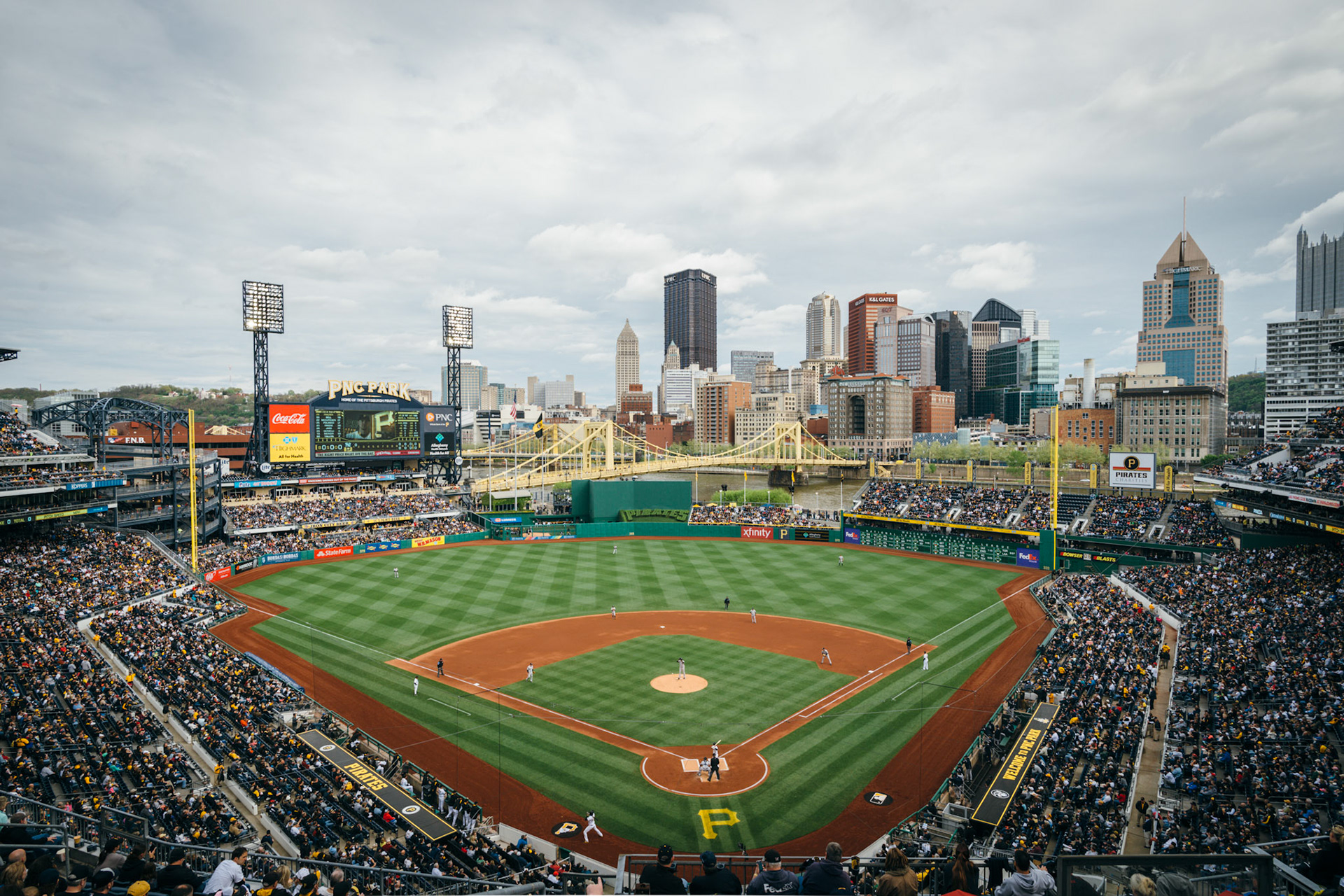Pirates vs Yankees in Pittsburgh, PA.