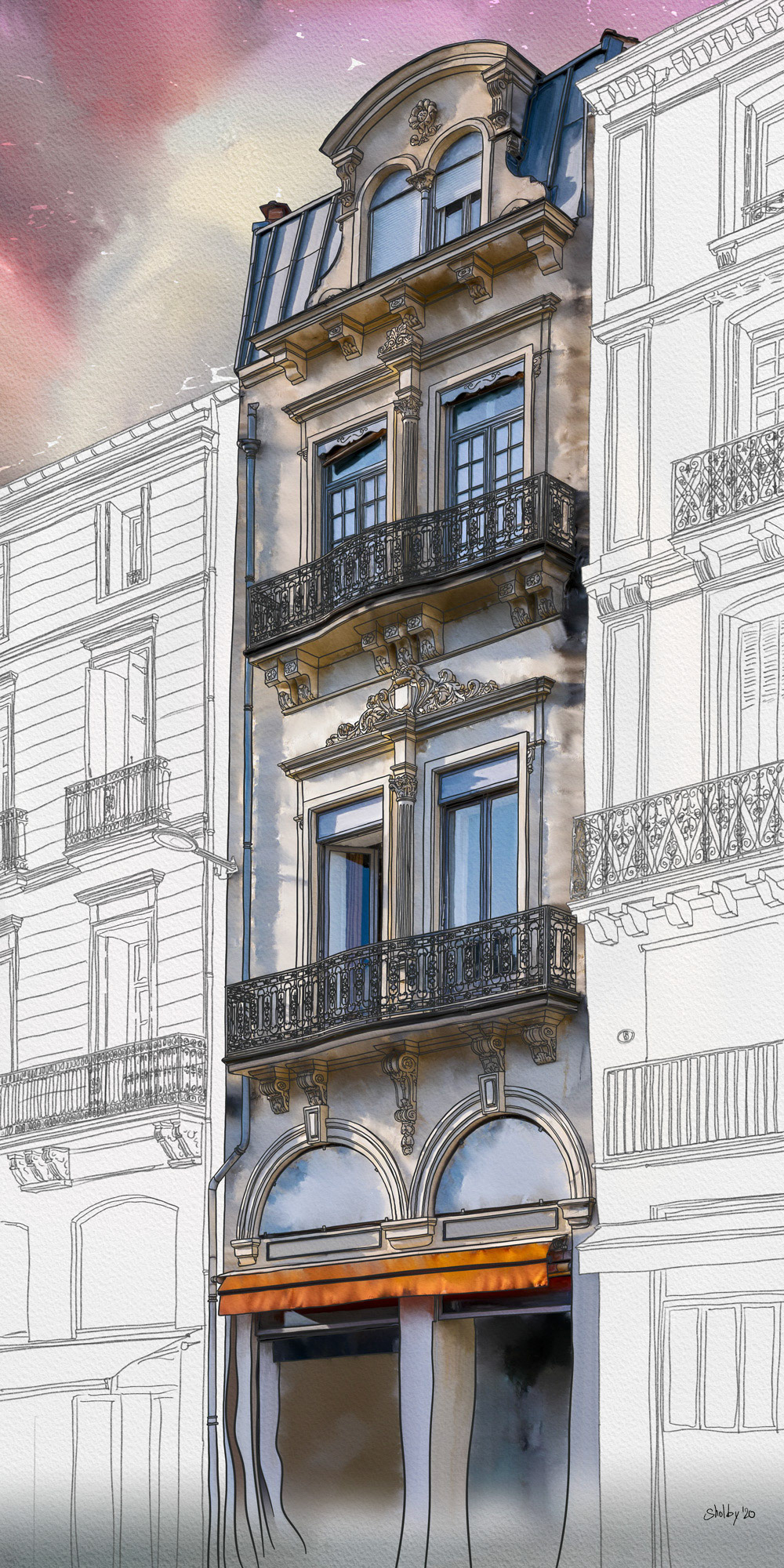 Rue Saint Guilhem (80x40)
