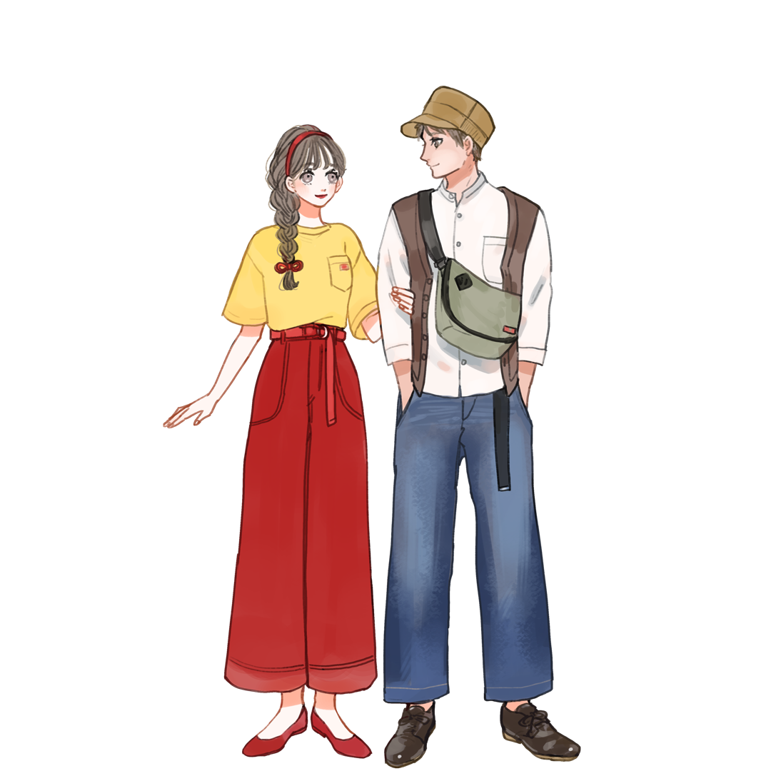 イラストレーターmeecoのポートフォリオサイト Peachyキャラクターバウンドコーデ イラストレーターmeecoのポートフォリオサイト Peachyキャラクターバウンドコーデ
