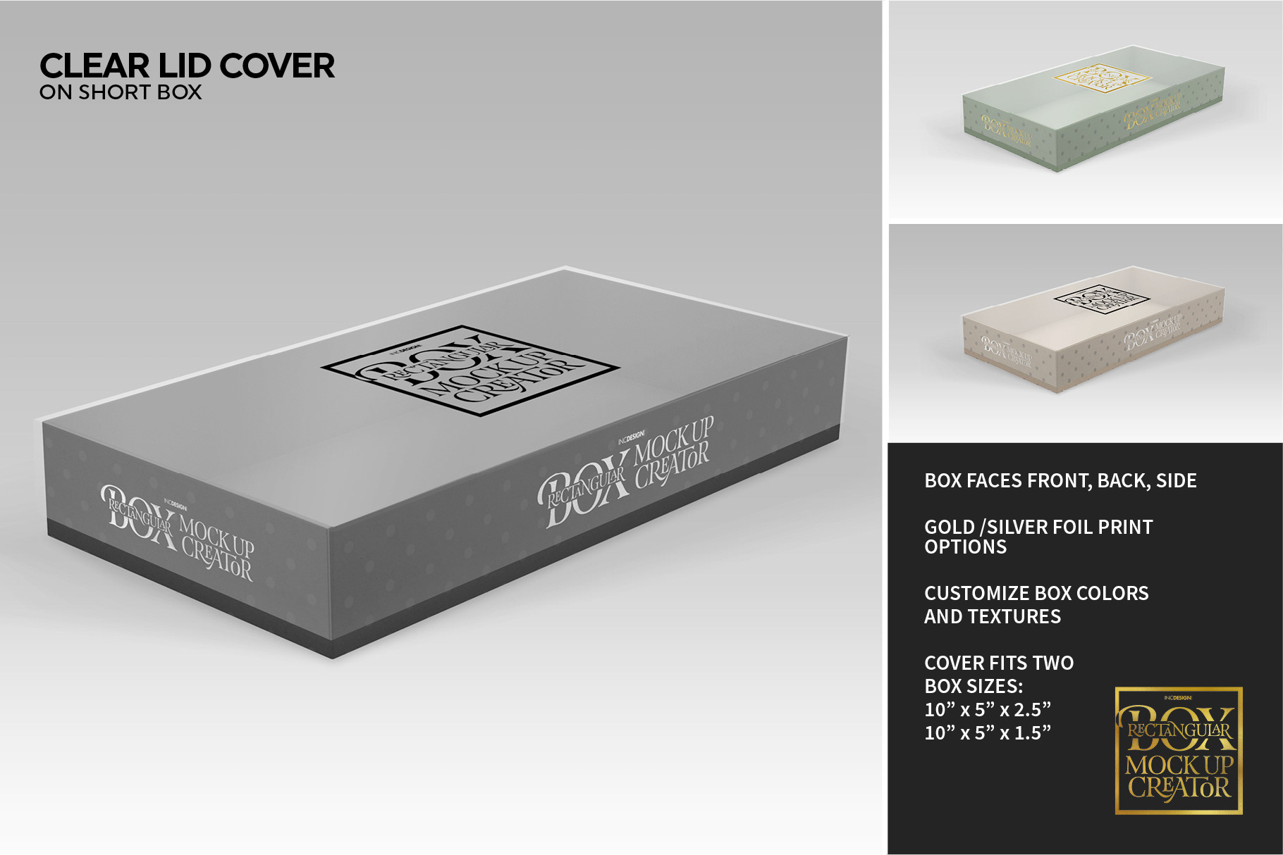 Download IN.C DESIGN STUDIO - Rectangular Box MockUp Creator