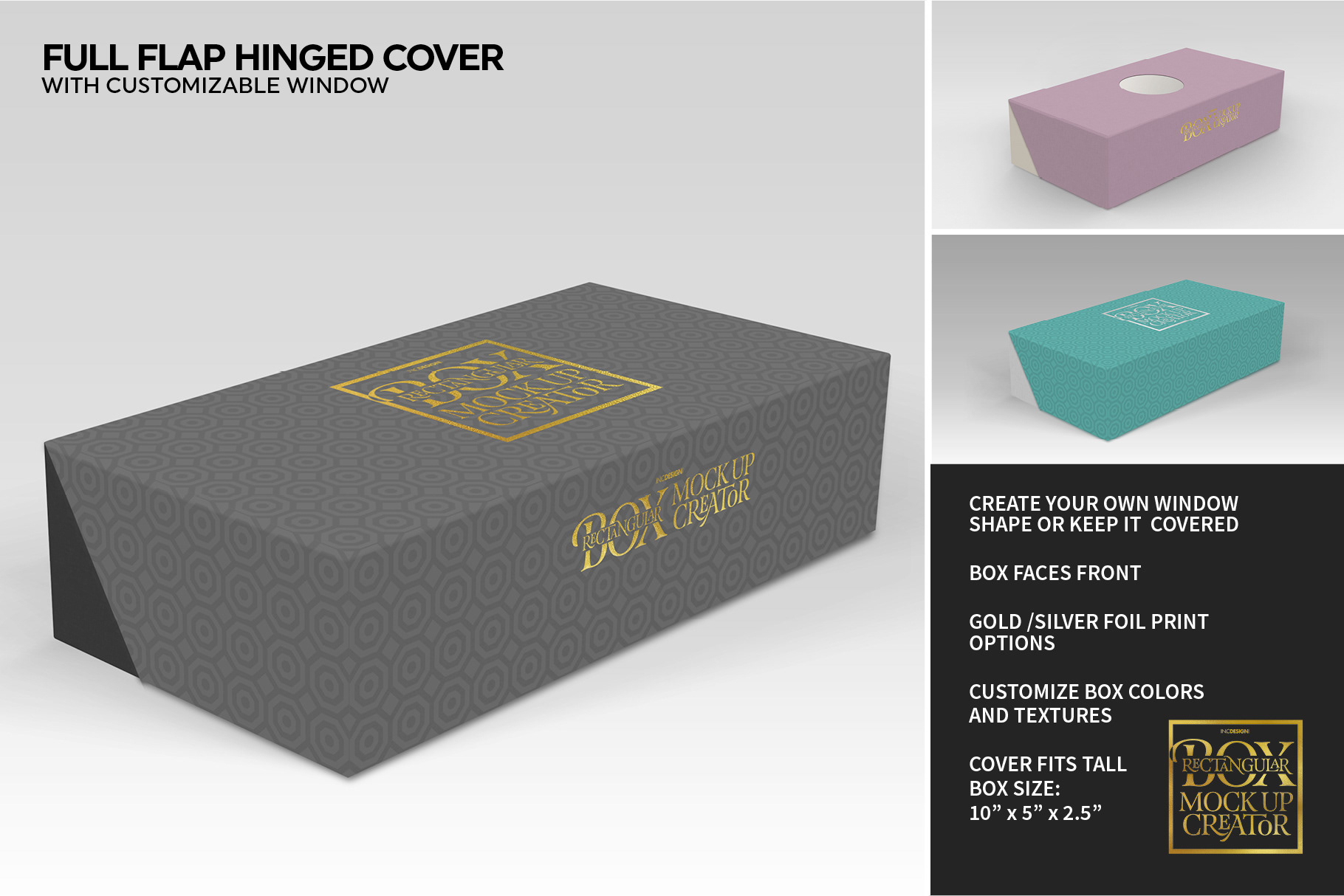 Download IN.C DESIGN STUDIO - Rectangular Box MockUp Creator