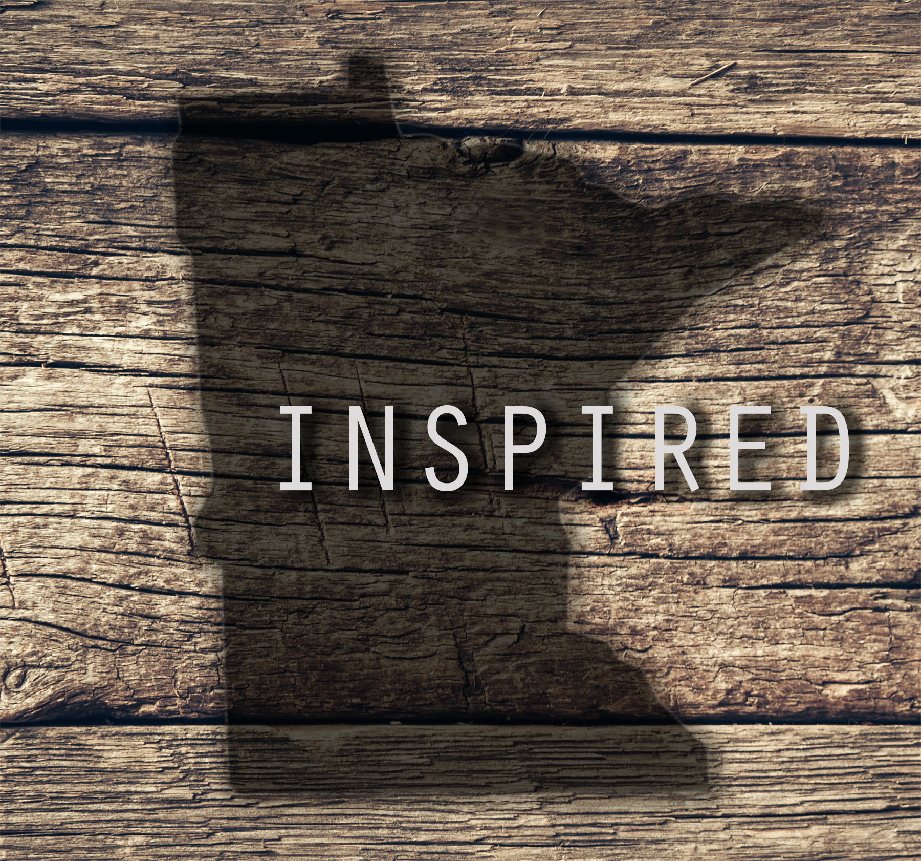 Coffee cup with coffee beans on wood background.