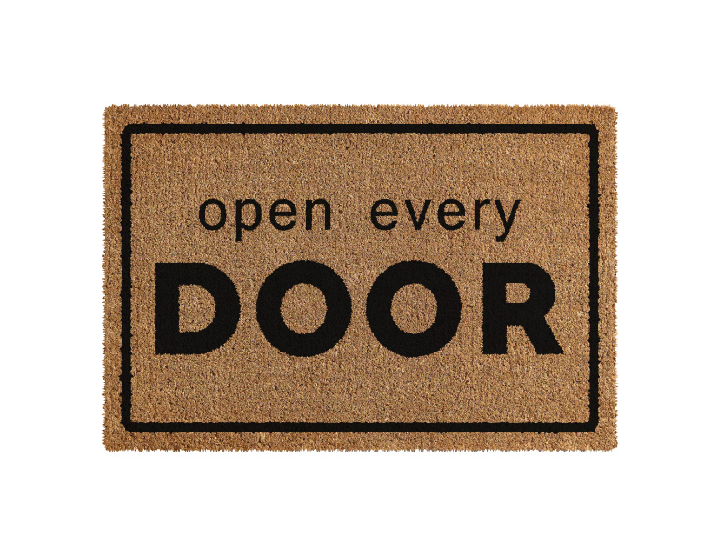 Liz Sobol Inspiring Door Mat Concept