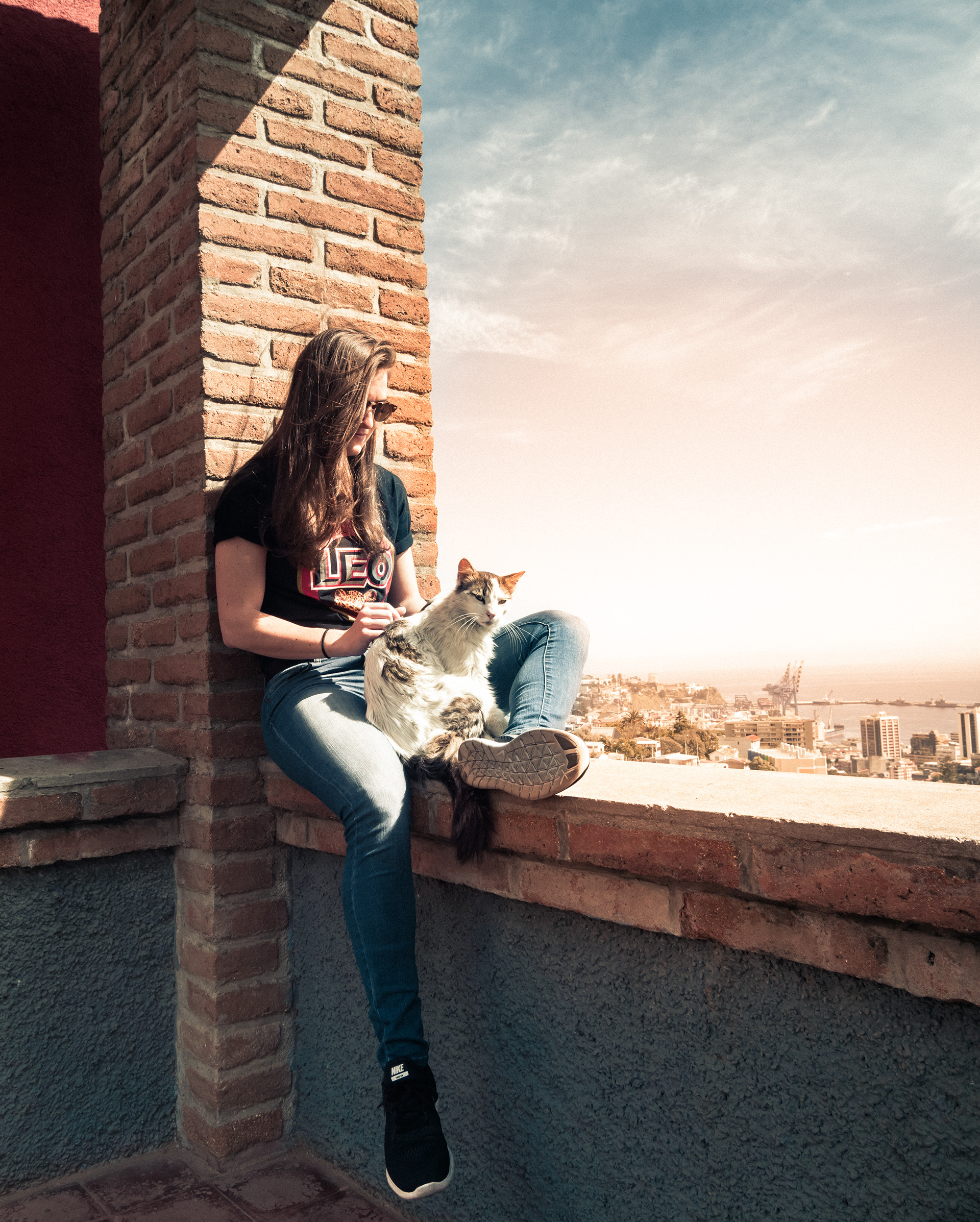 Bethanie and random poetic cat