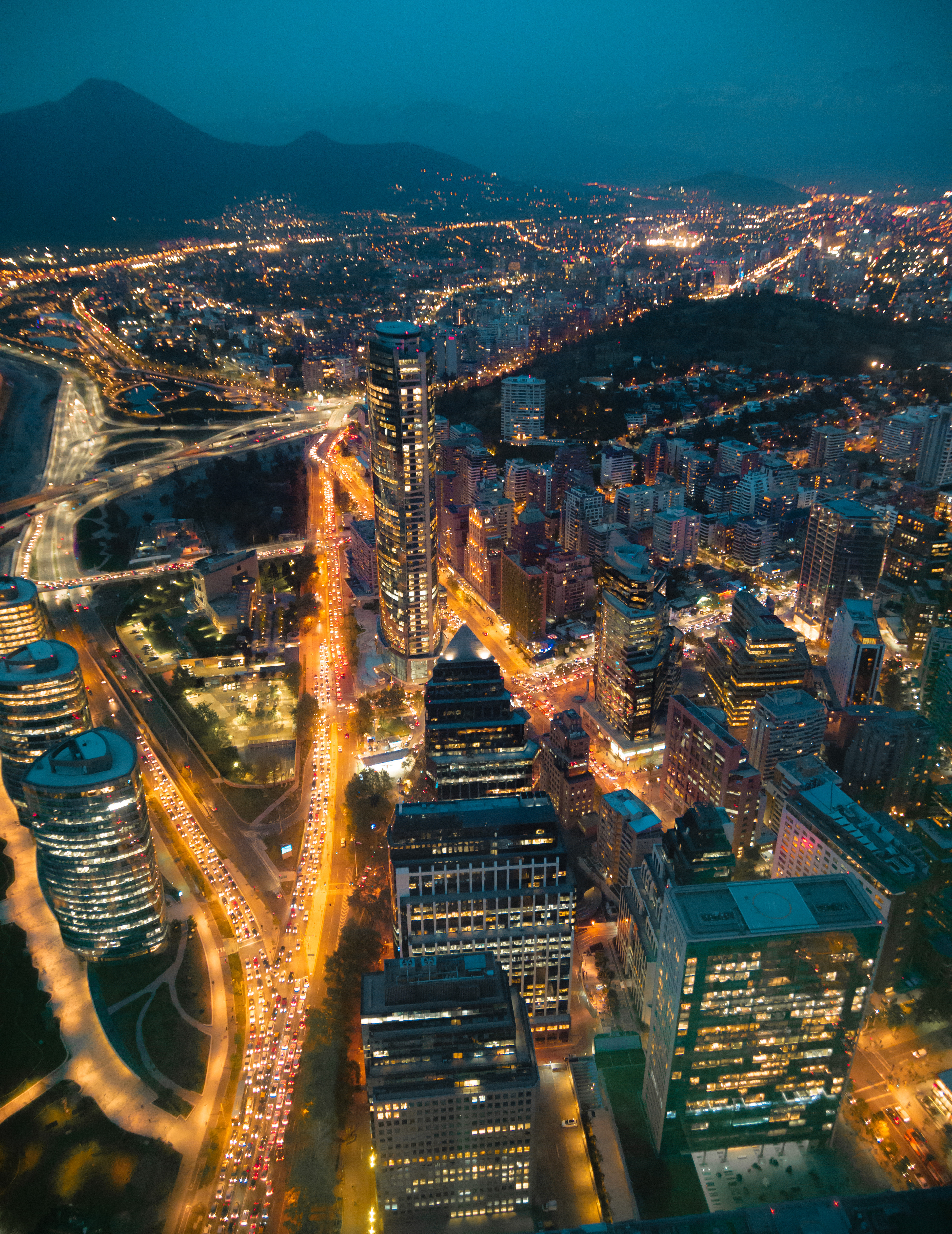 Santiago from 1000ft