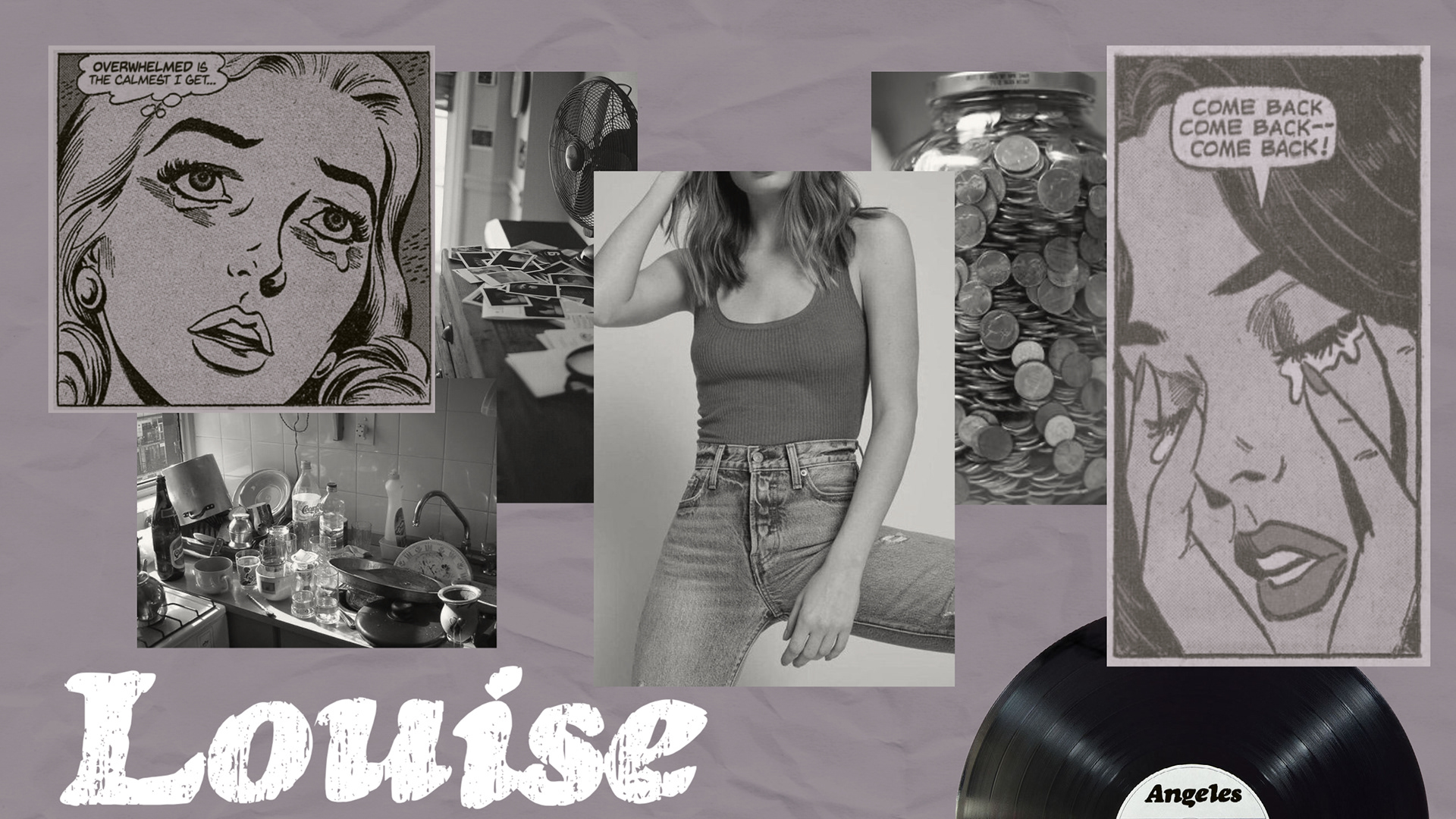 Character Mood Board for Louise