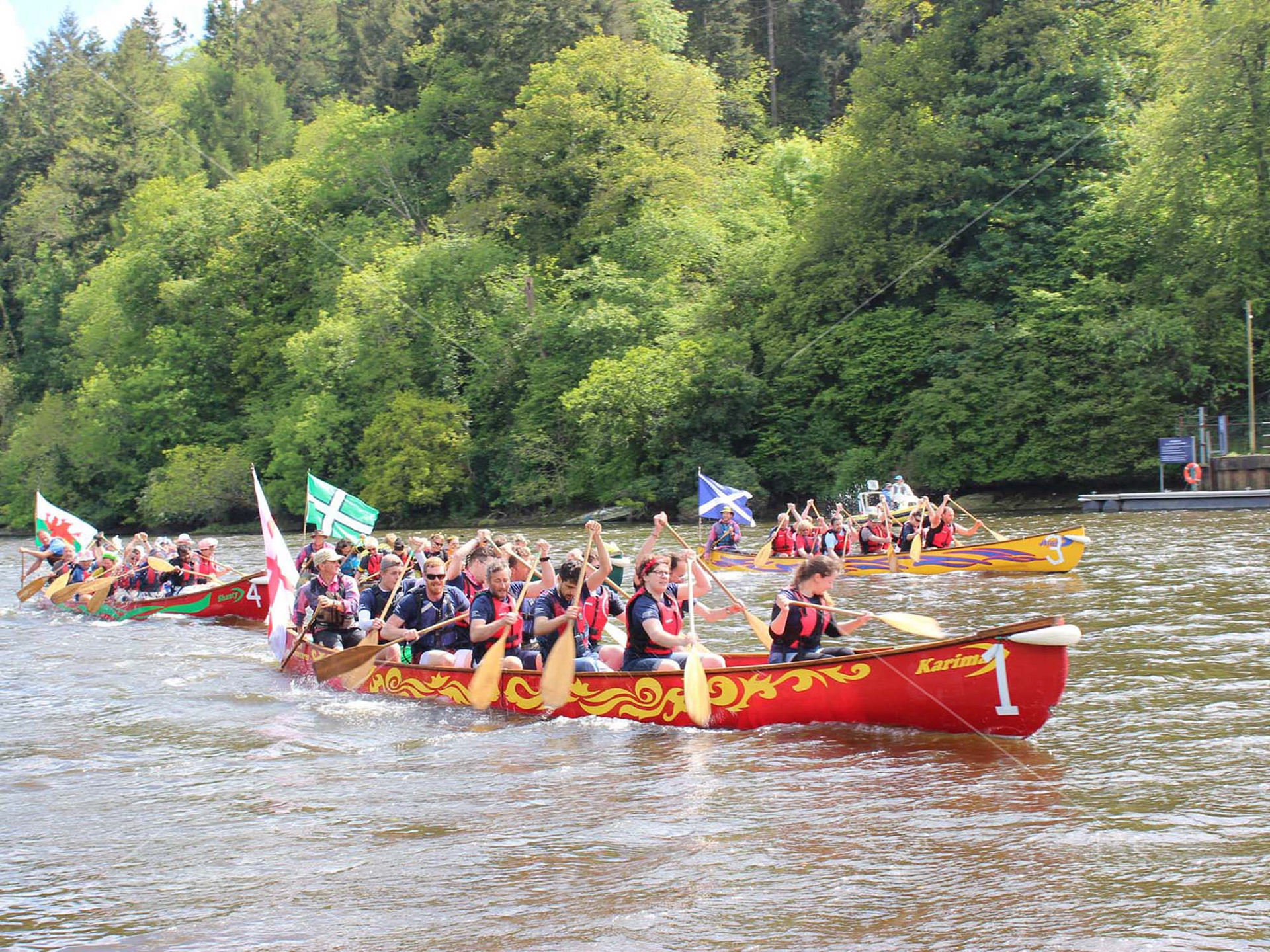 Photos of South Devon Totnes Canoe Festival