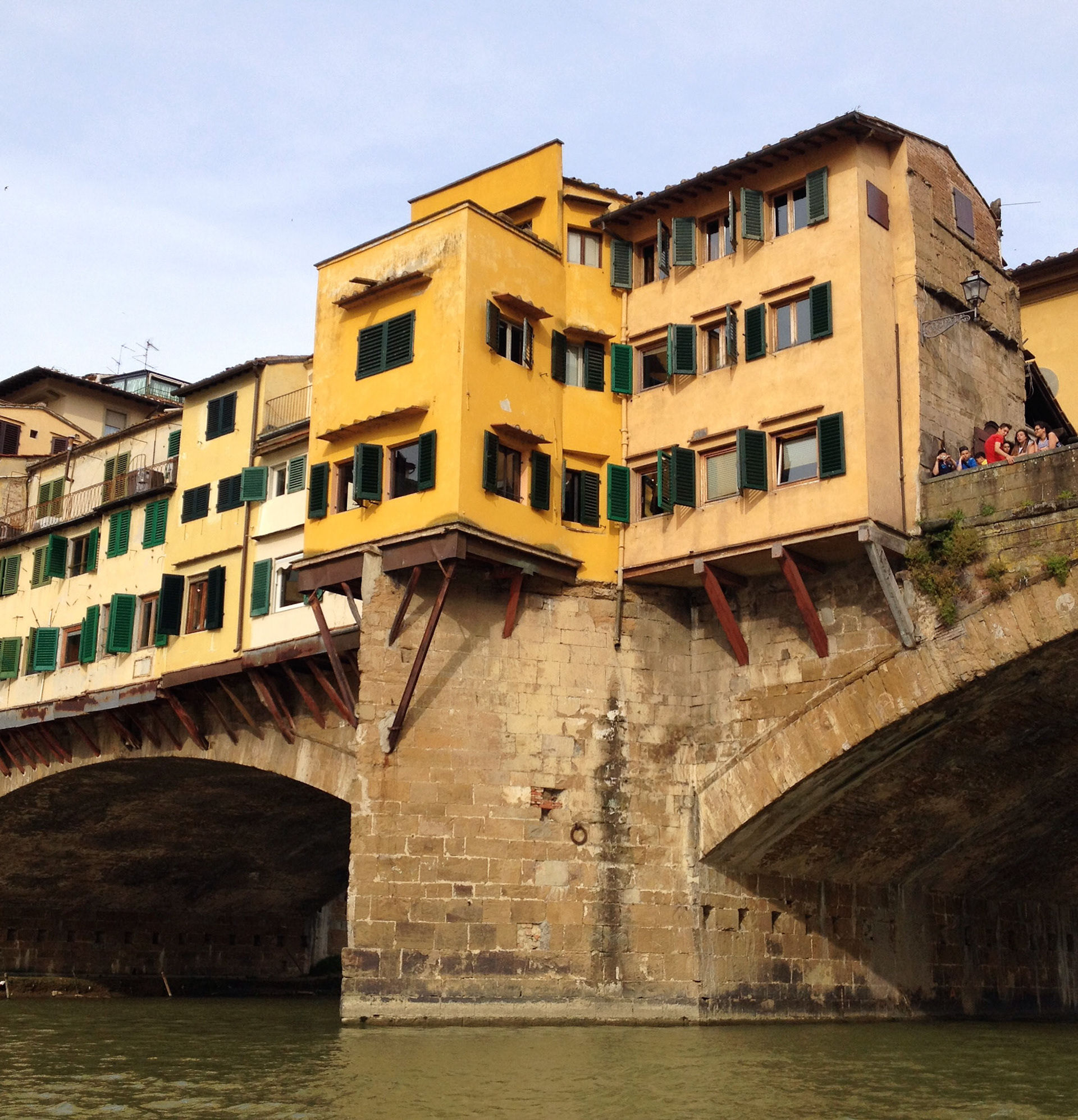 Ponte Vecchio from river Arno (Firenze, Italy)