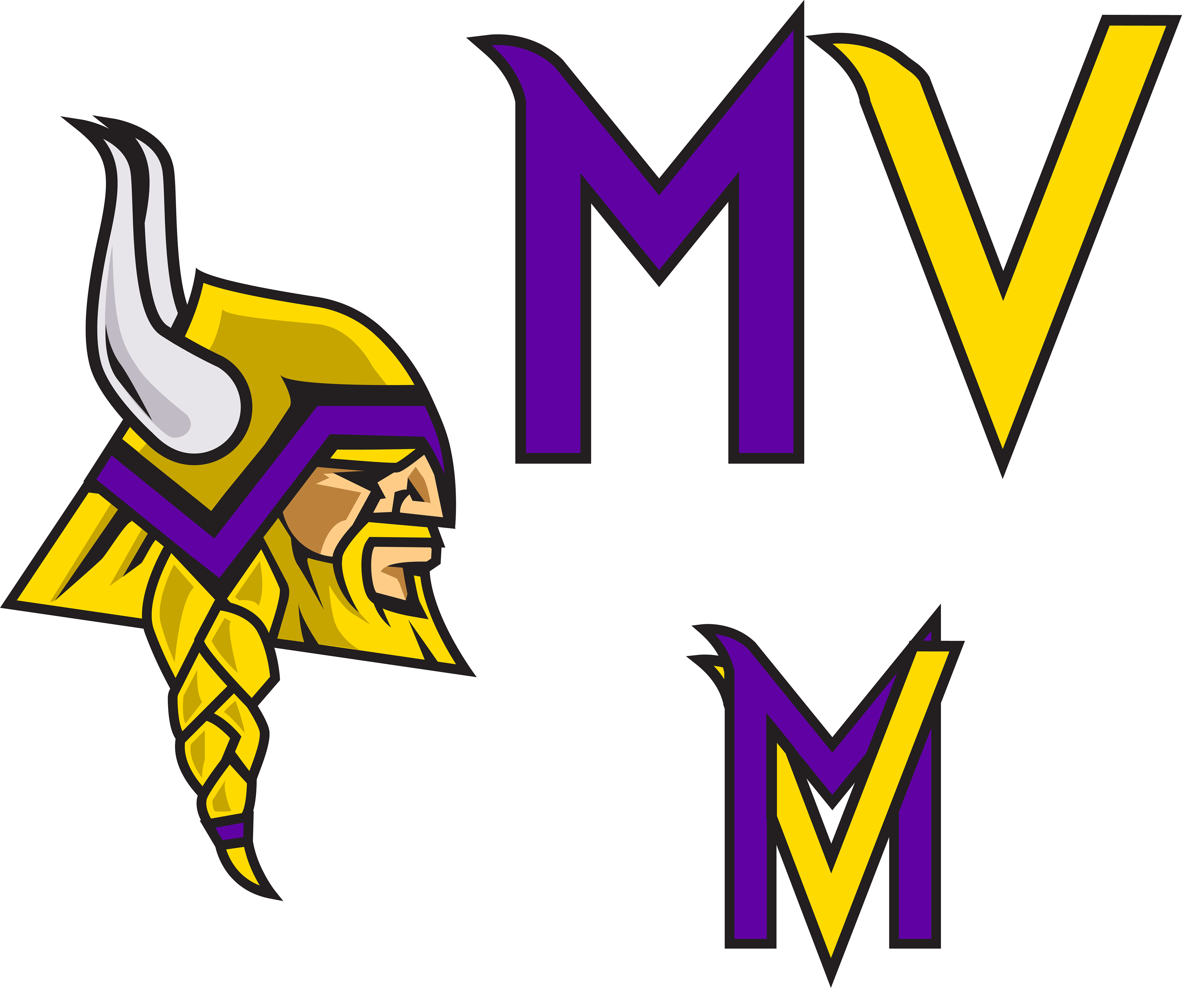 Minnesota Vikings logo Vector set - MasterBundles