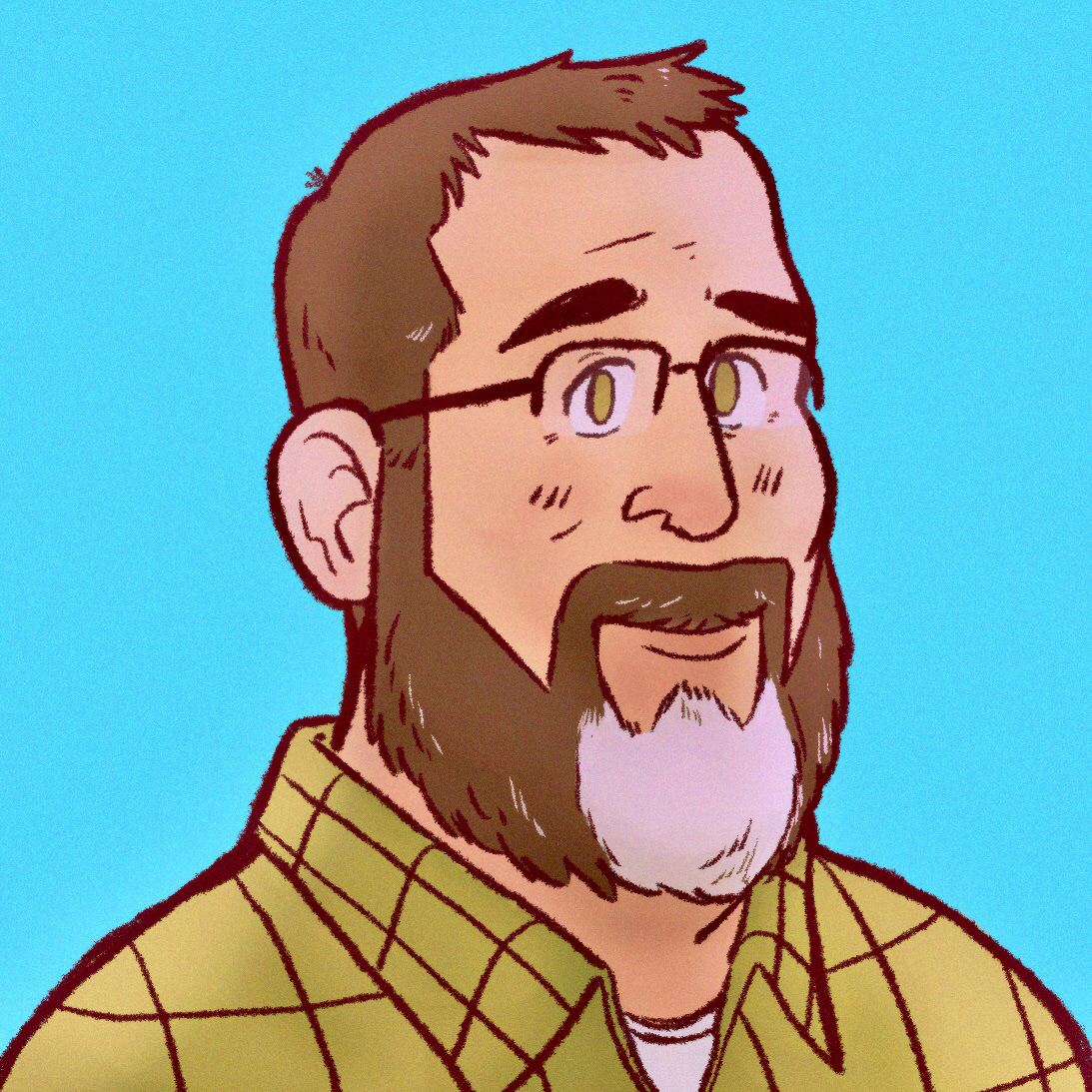 Portrait of my Dad. (Procreate. May 2019)