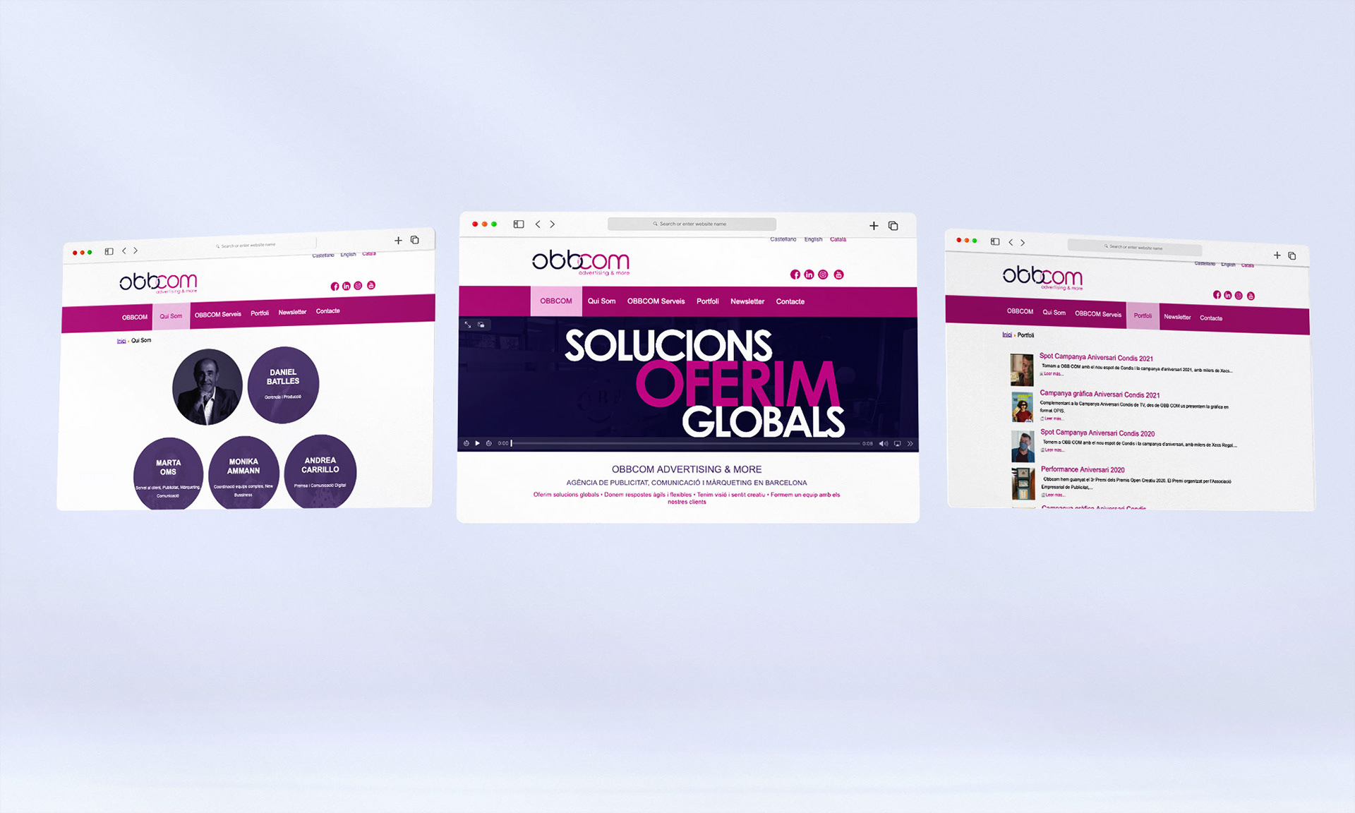 Diseño y Programación Web Obb Comunicació