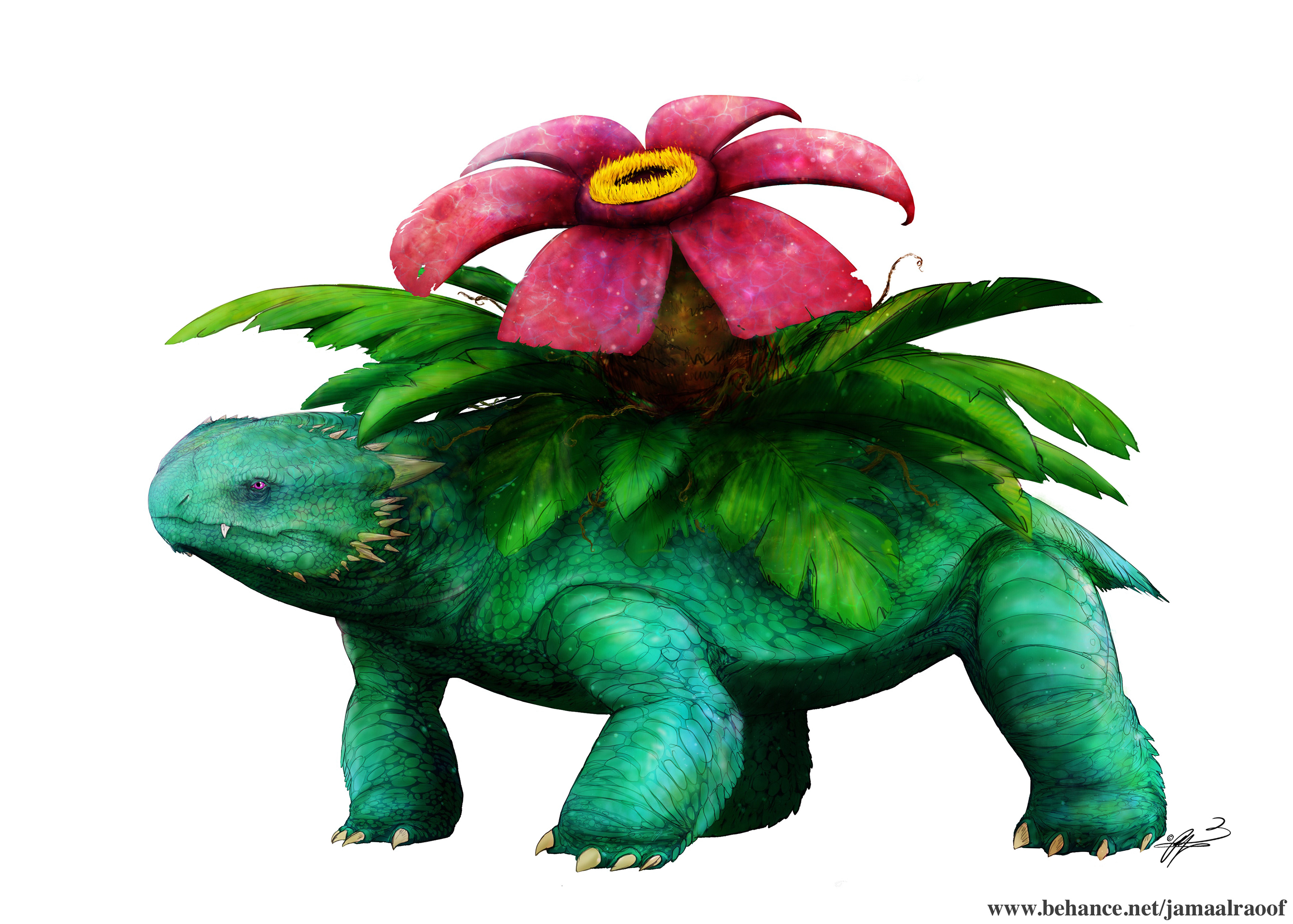 Jamaal Raoof Realistic Venusaur