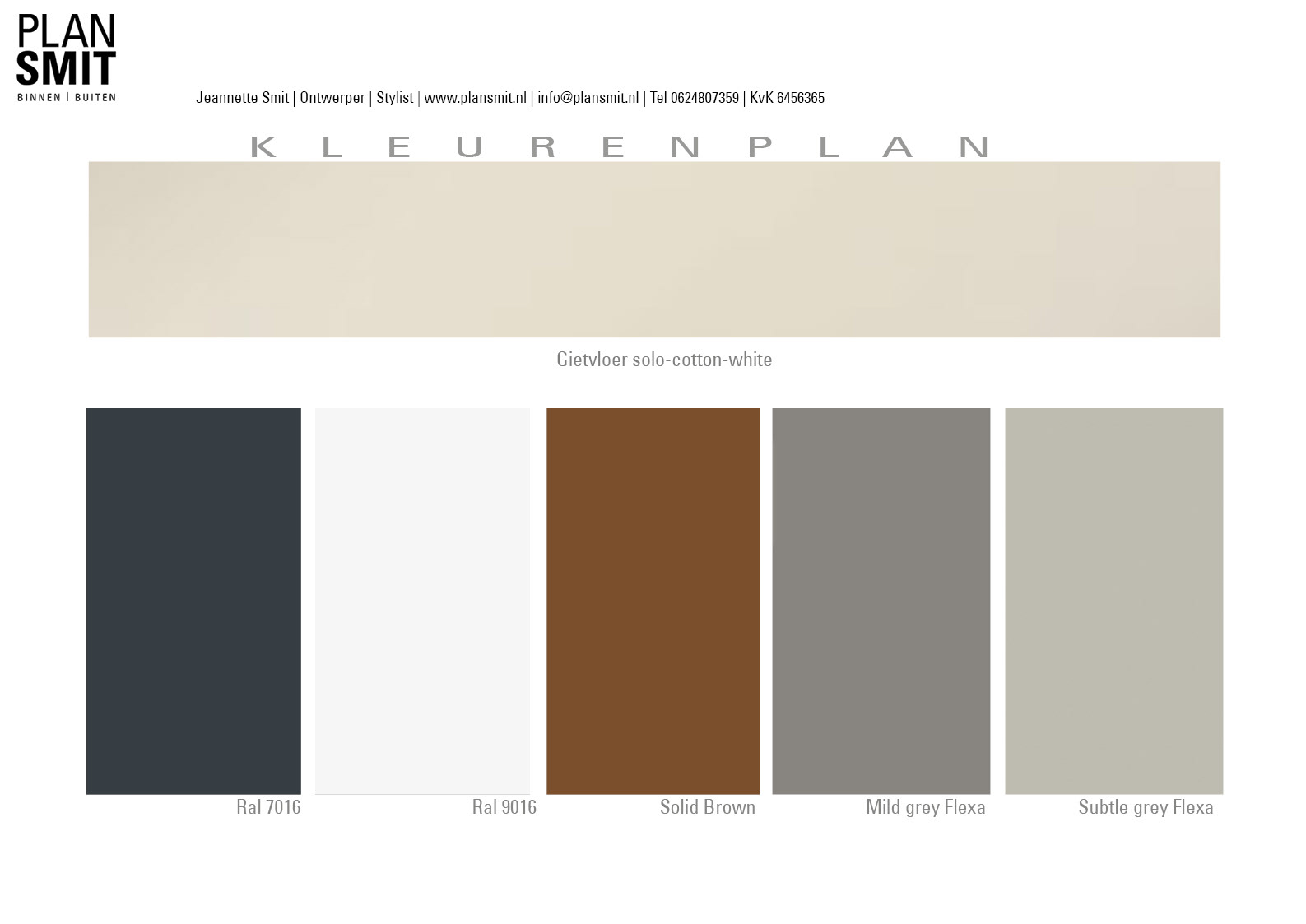 Kleurenplan