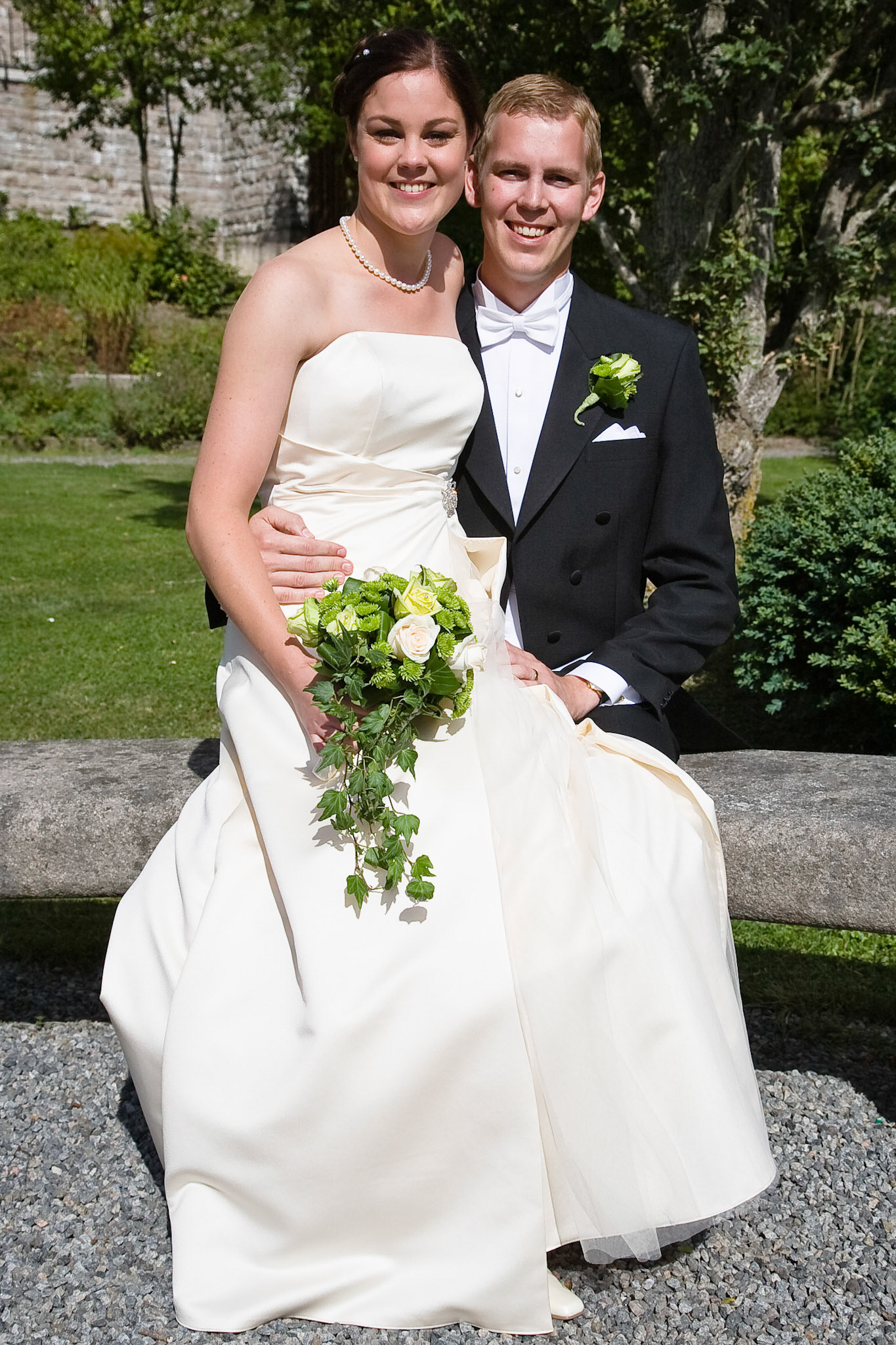 The traditional wedding picture