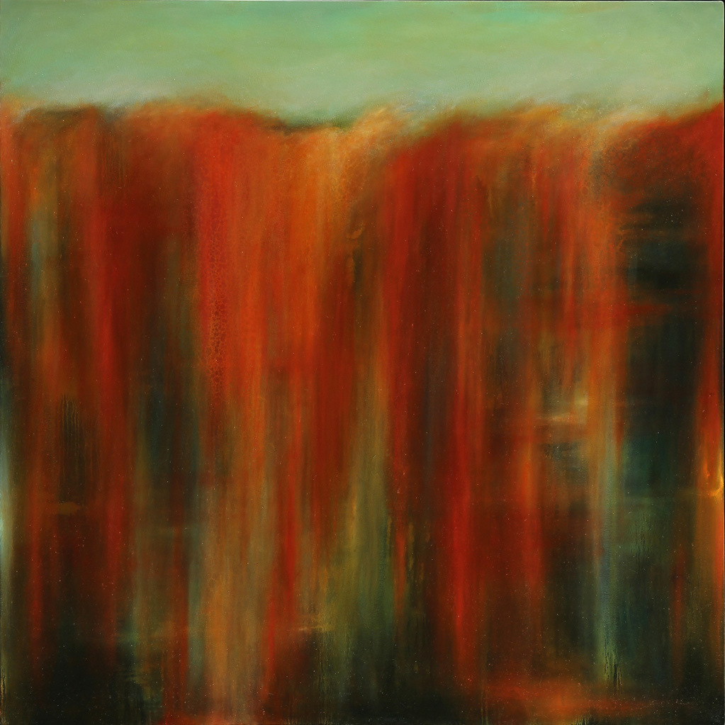 Blazing Edge No. 2 Oil on canvas, 48 x 48 in.