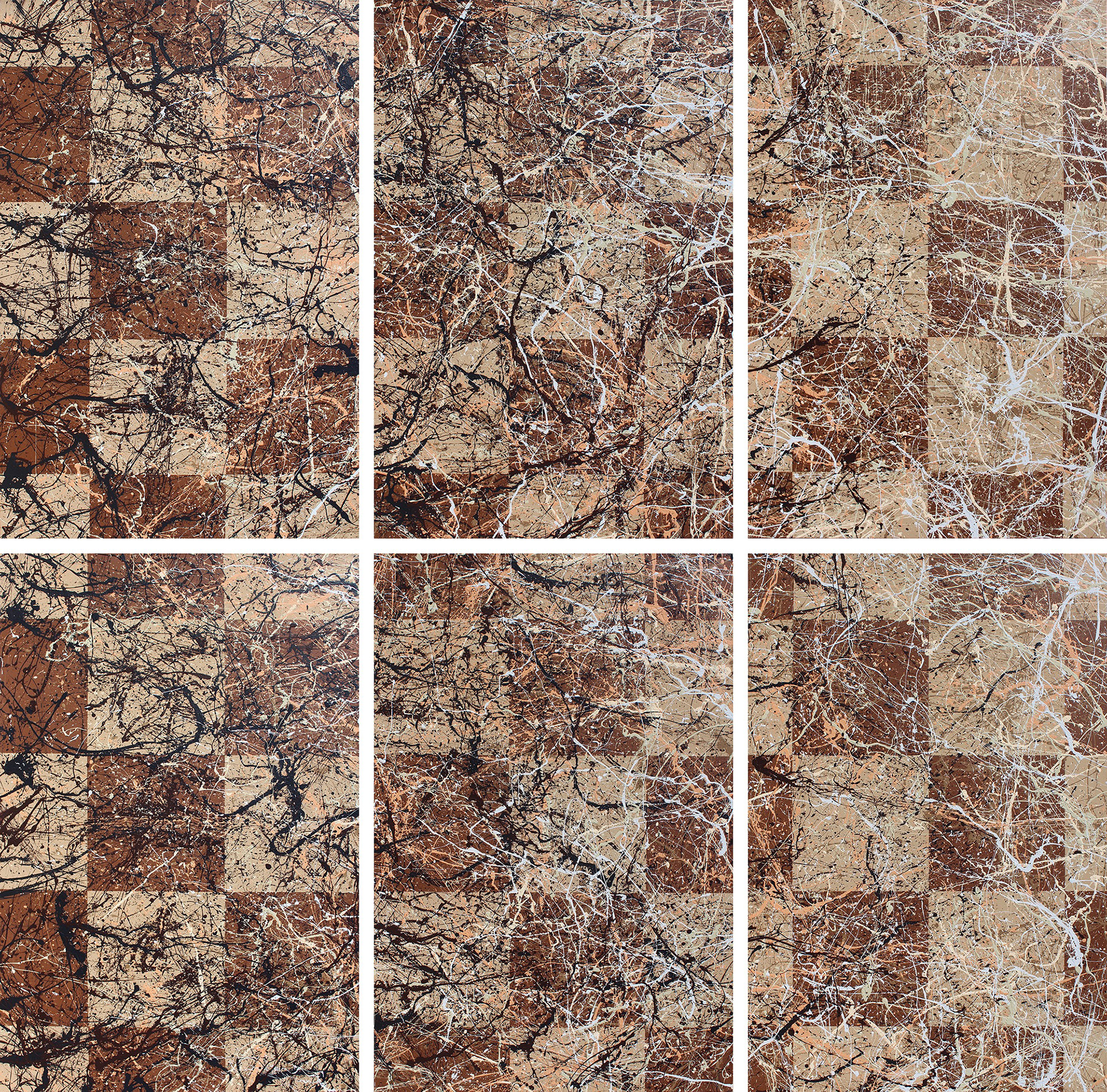 Chaos on a Chessboard - 144" x 144" (48" x 72" each)