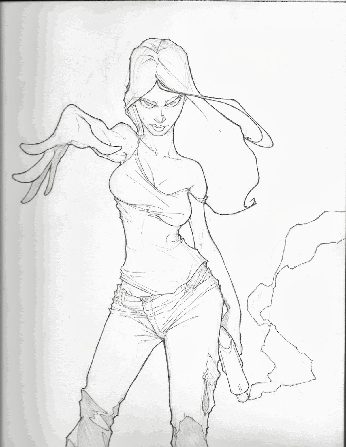 Concept Design SDCC Comic Creators Connection (Pencil)