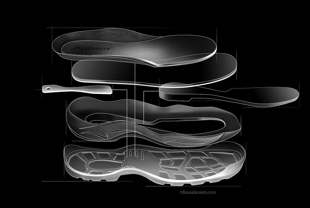 Technical Illustration Beau And Alan Daniels Danner Lacrosse