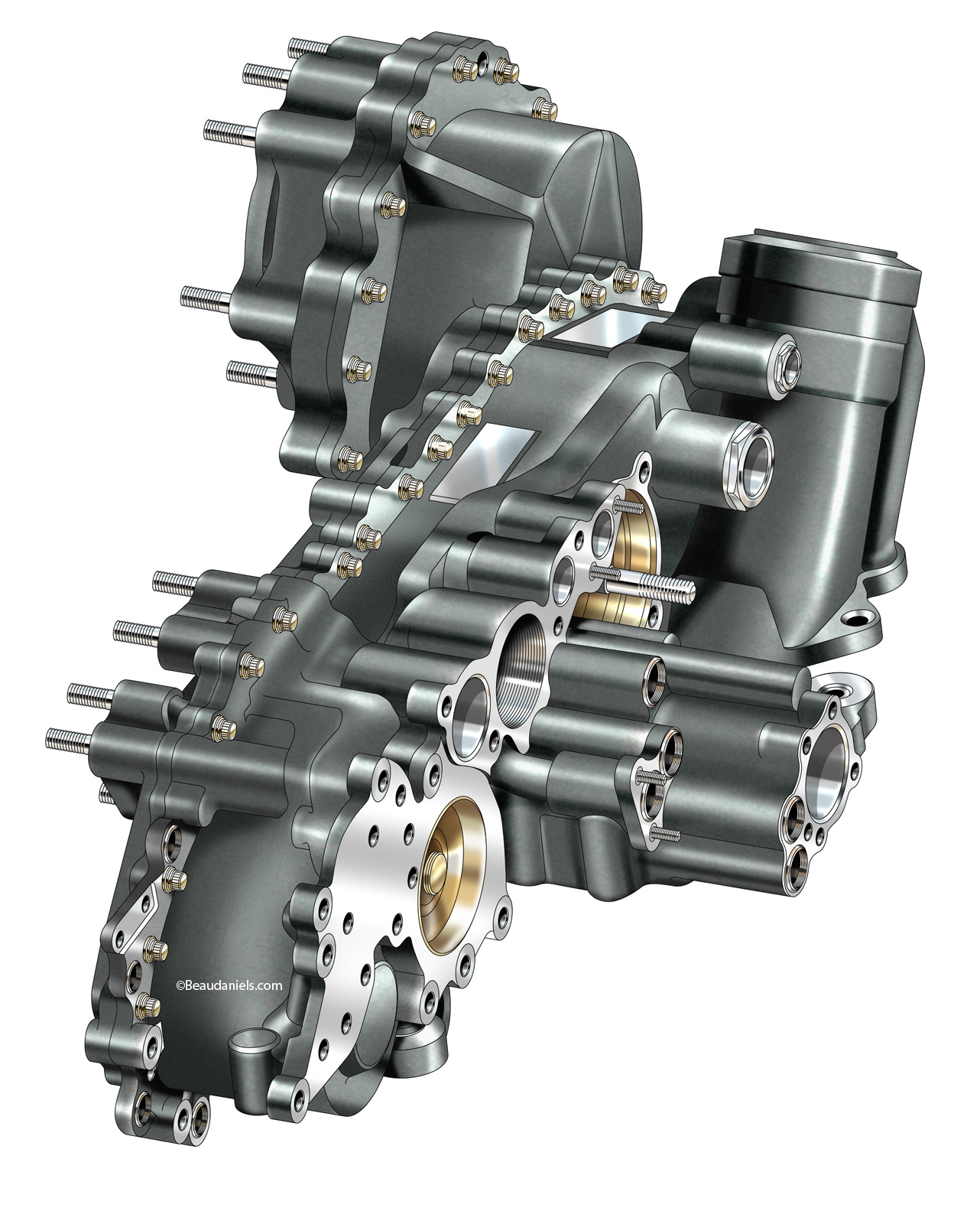 Aircraft gearbox.