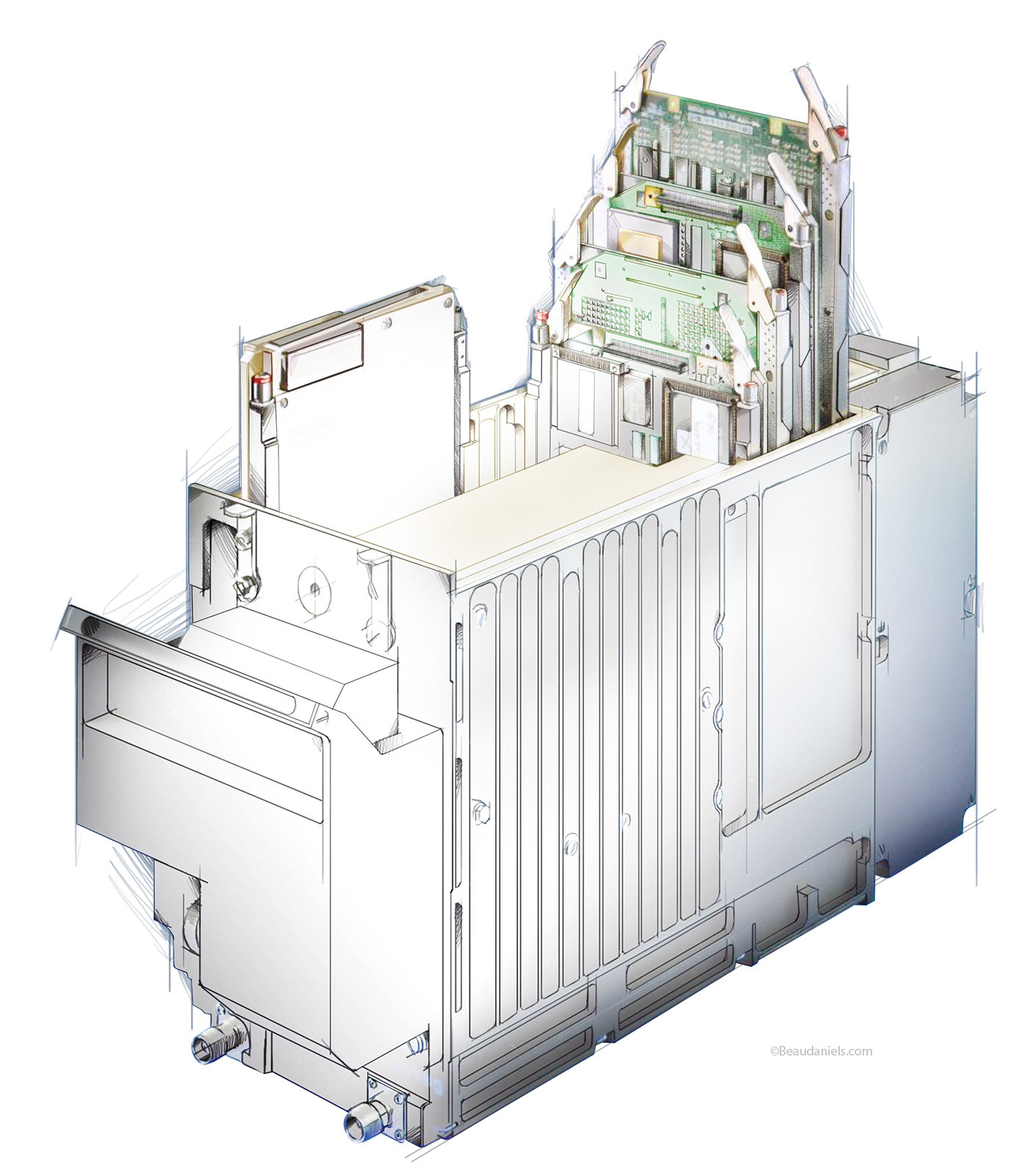 Transponder box.