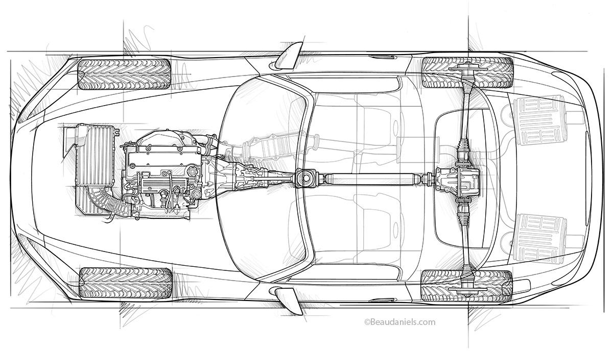 Technical illustration, Beau and Alan Daniels. - Honda ...