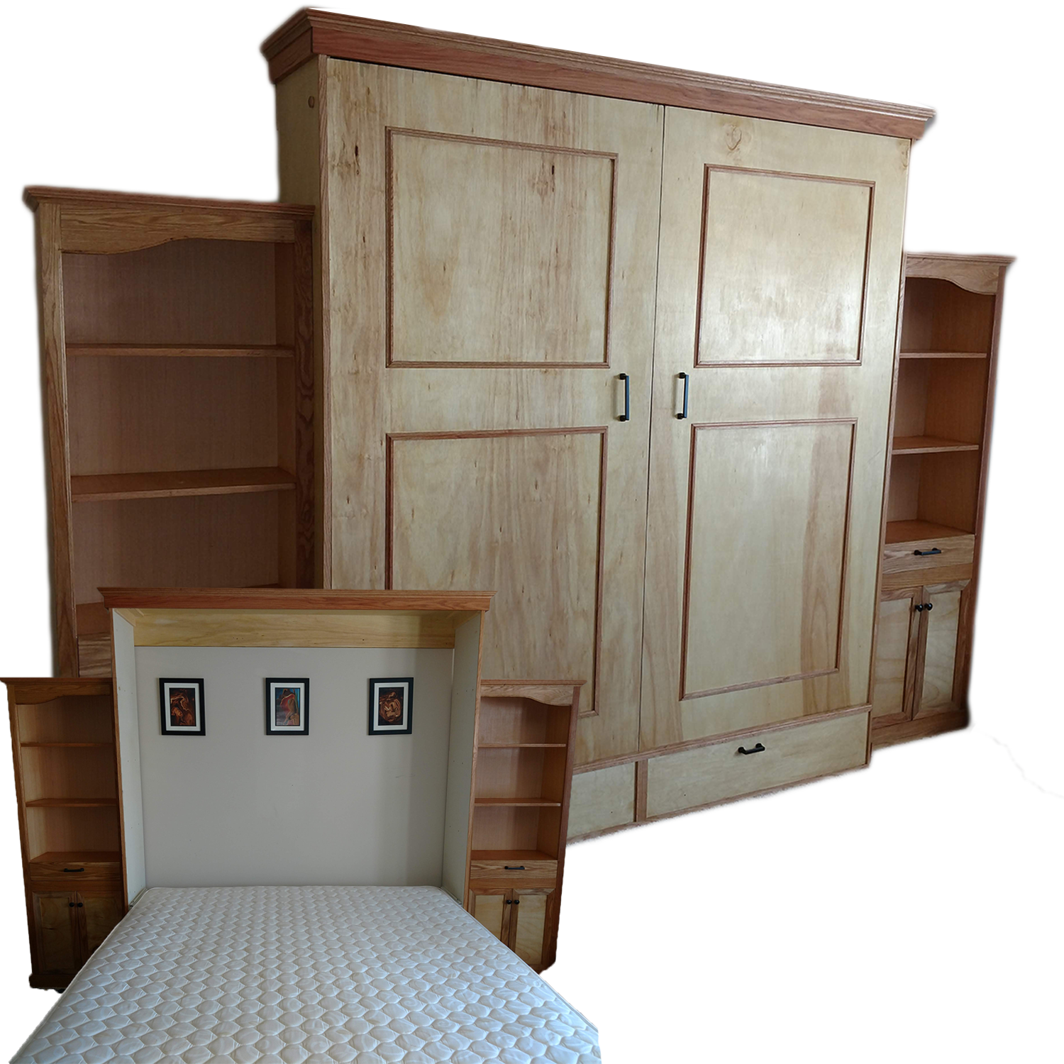 Kind size murphy bed