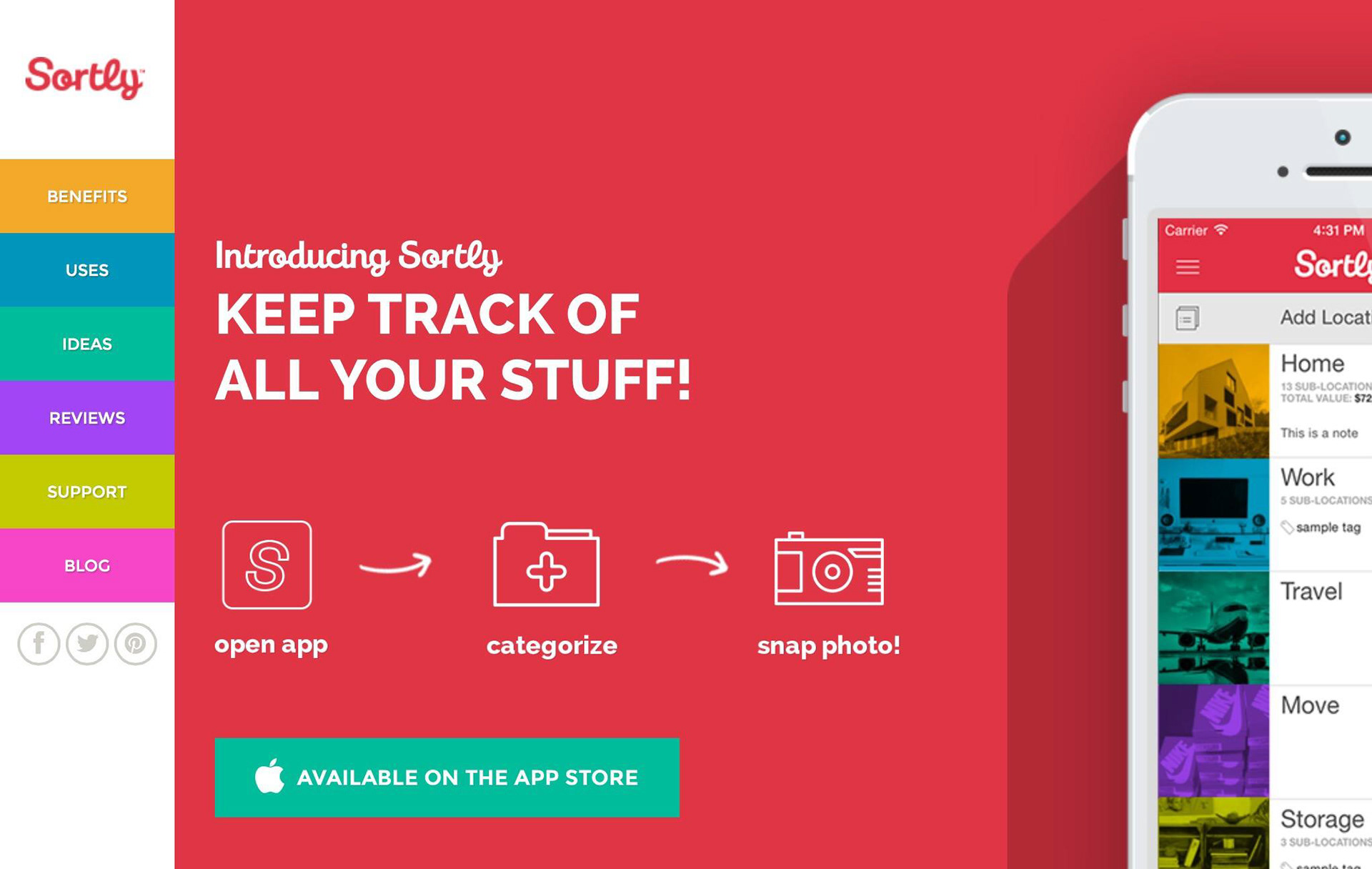 Icon Design | Sortly App for iOS
