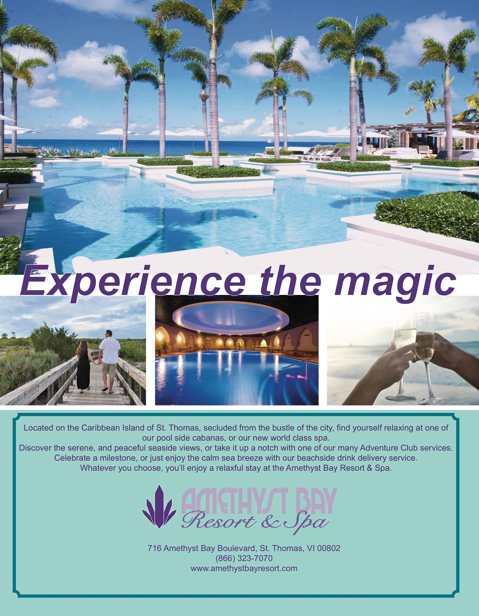 cherrod gwaltney Amethyst Bay Resort Spa Advertisements
