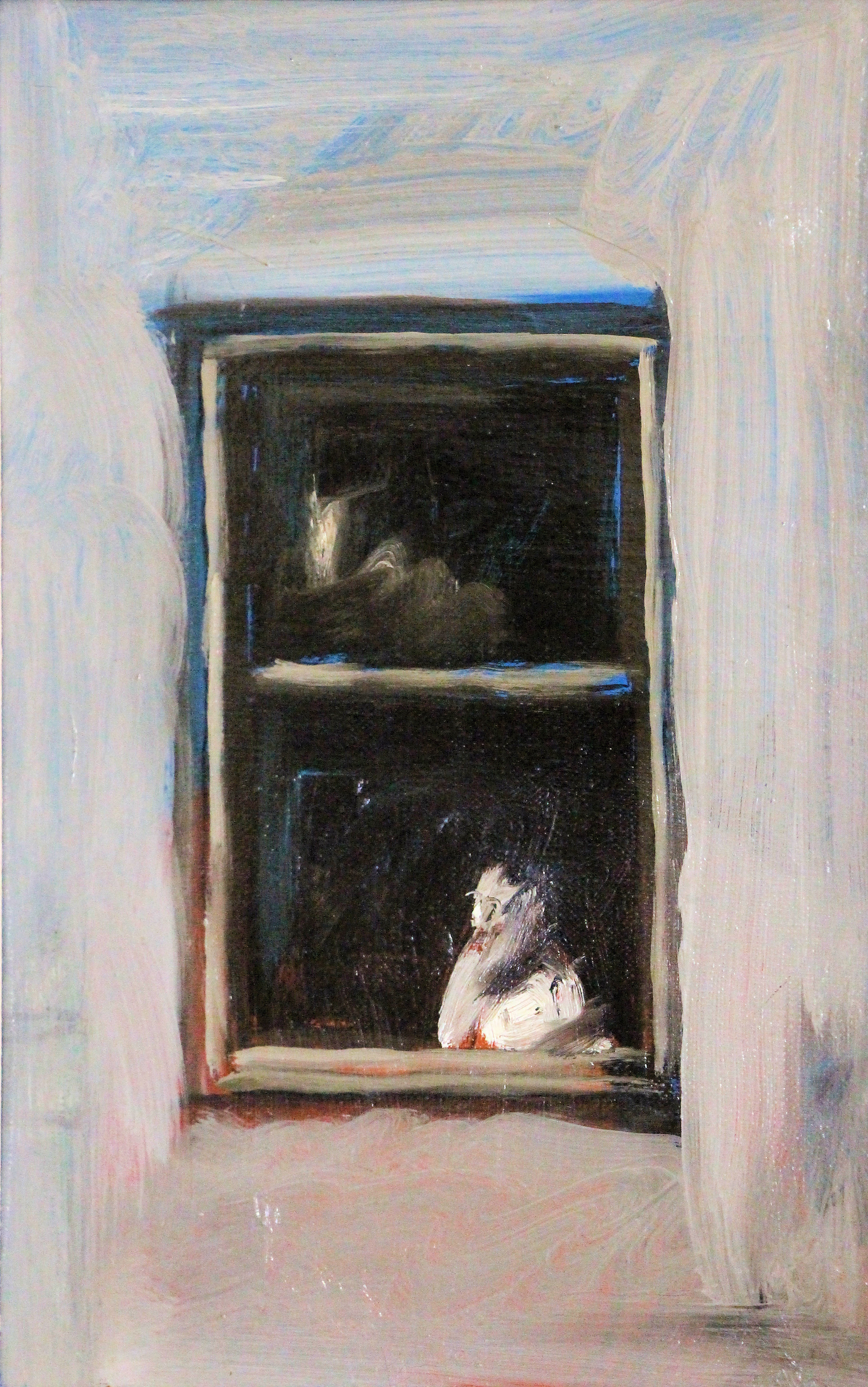 n.276 Study for "Six Windows" Oil on canvas  Year:1971. 21,5 x 31,5cm