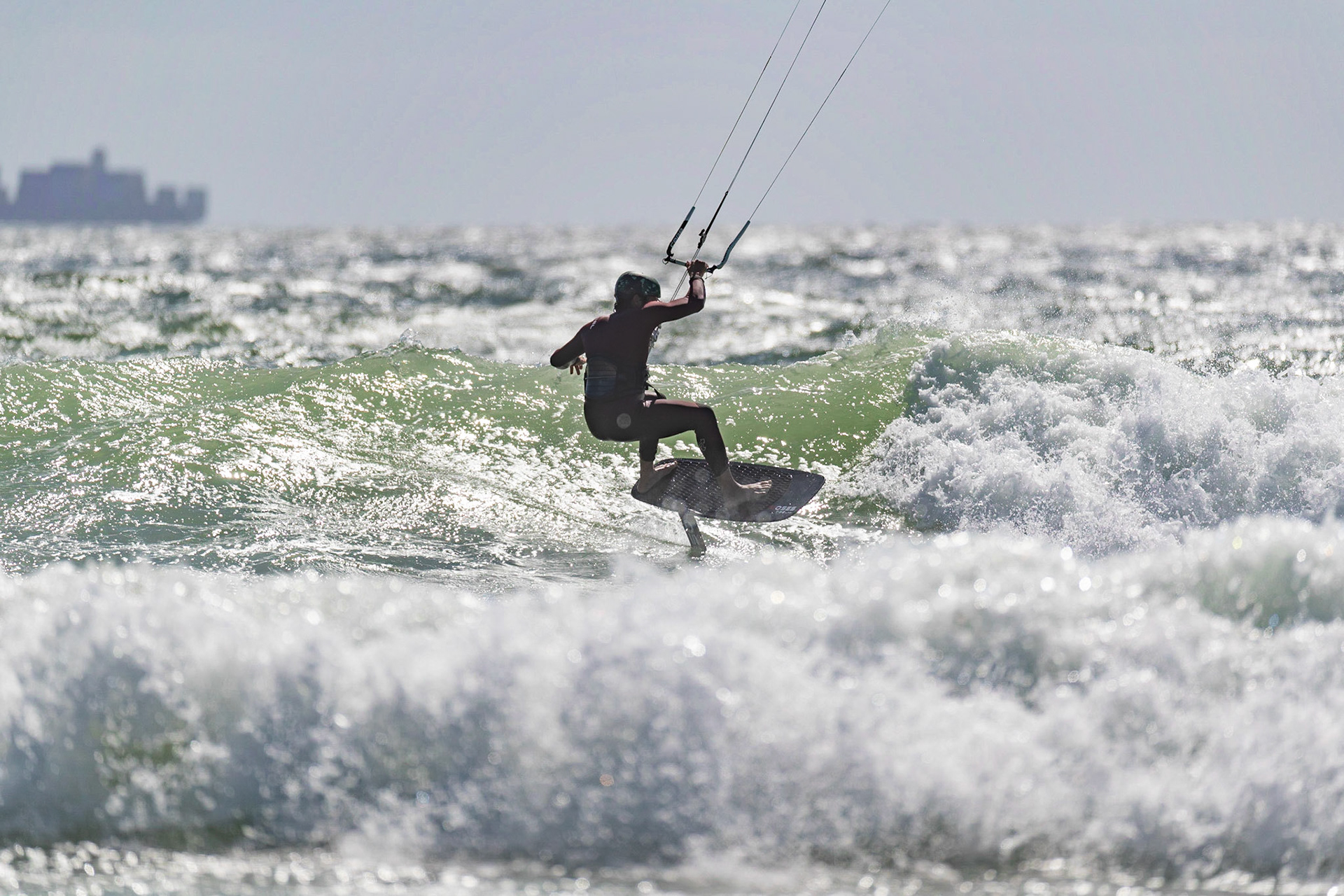 Foil Kiteboarding with Buzzi