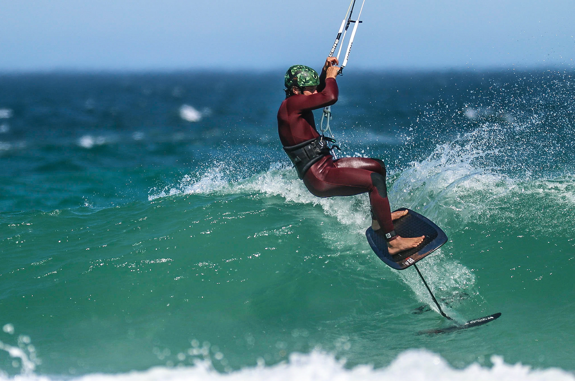 Foil Kiteboarding with Buzzi