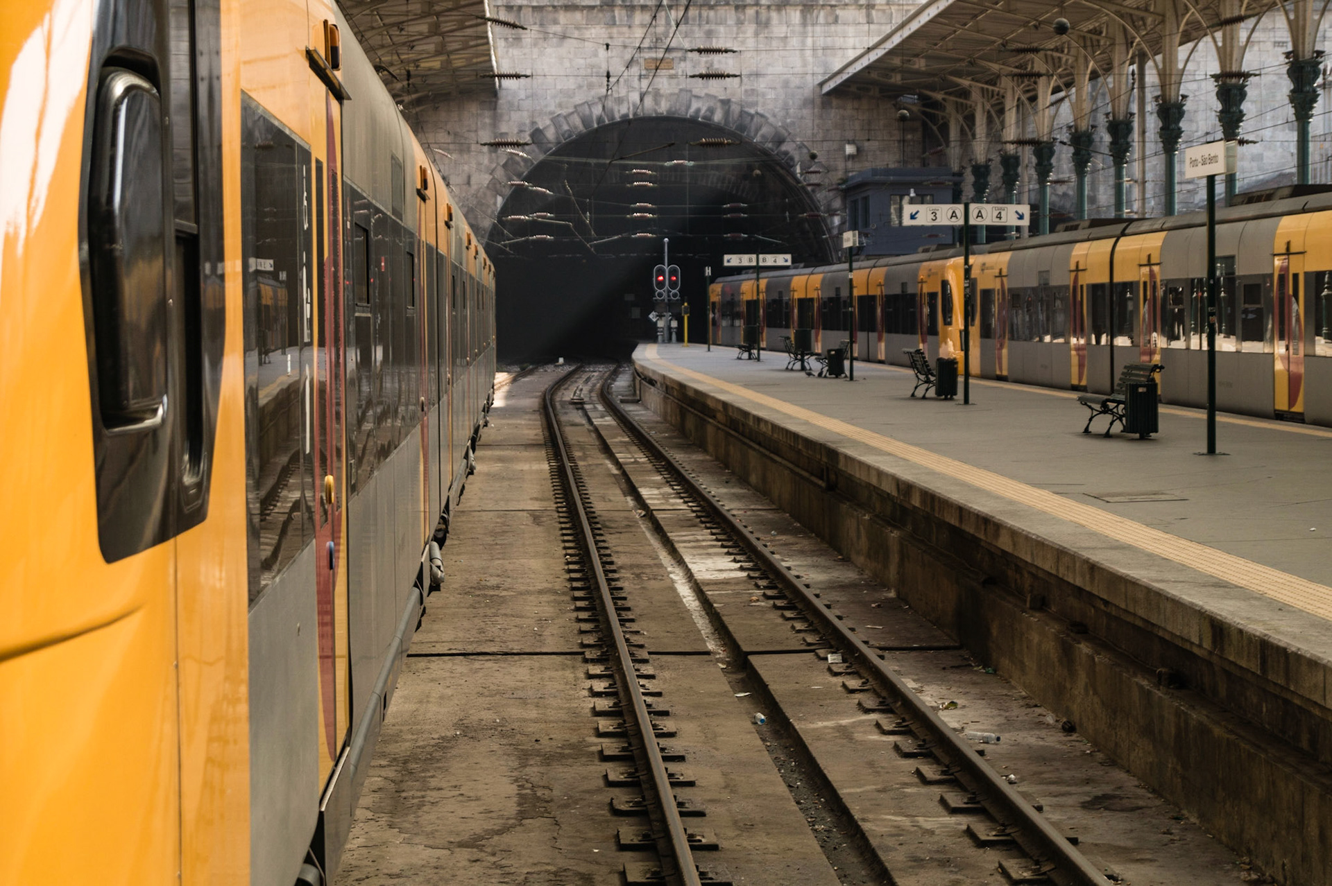 La estación vacía