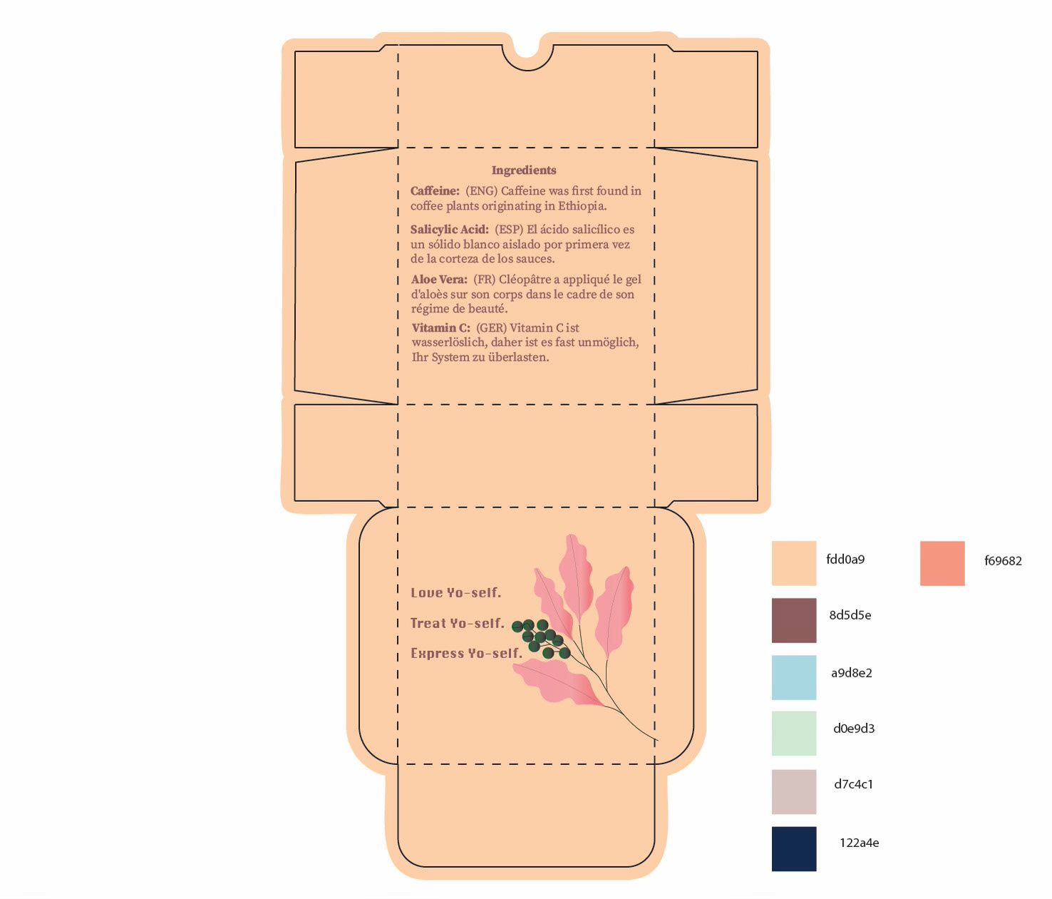 Package design in Adobe Illustrator