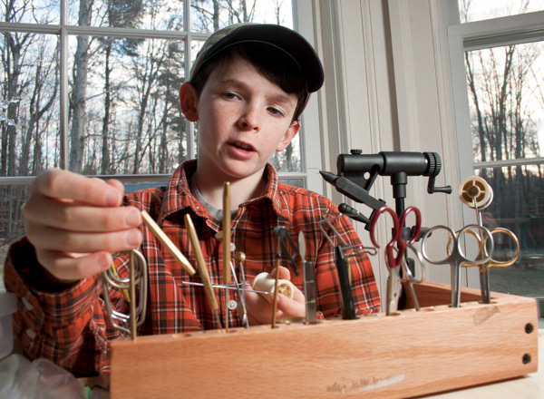 Environmental portrait of Thomas Drummey in Halifax, Vermont by photographer Zachary P. Stephens