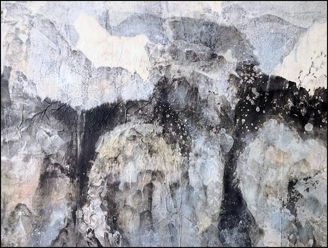 Gateway Peaks III (2018): 24 x 30 x .75 inches