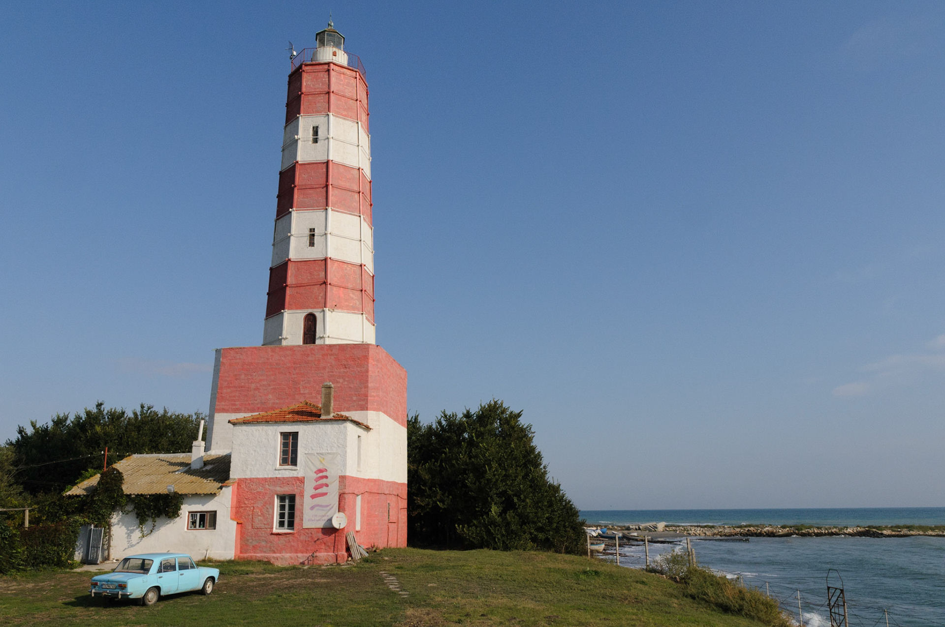 Old lighthouse at Cape Shabla