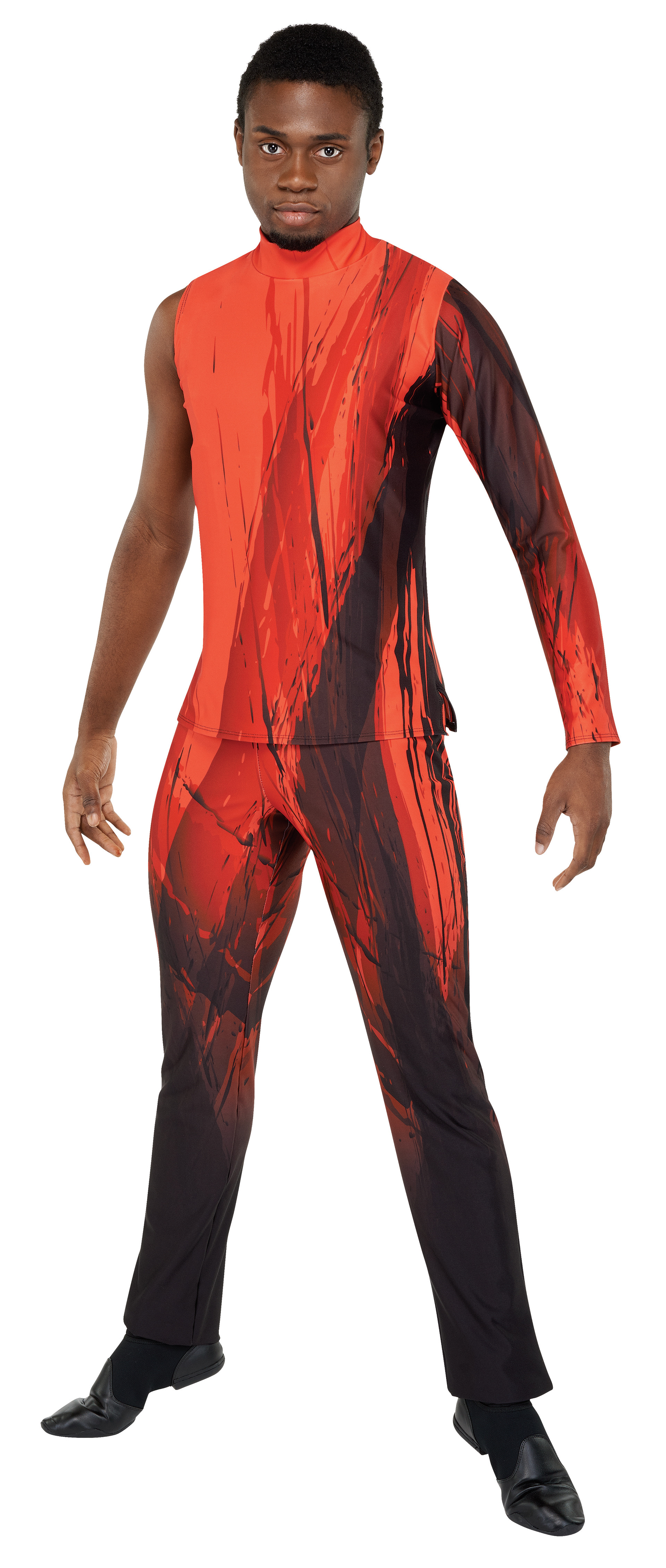 male, left sleeve. separate pants
