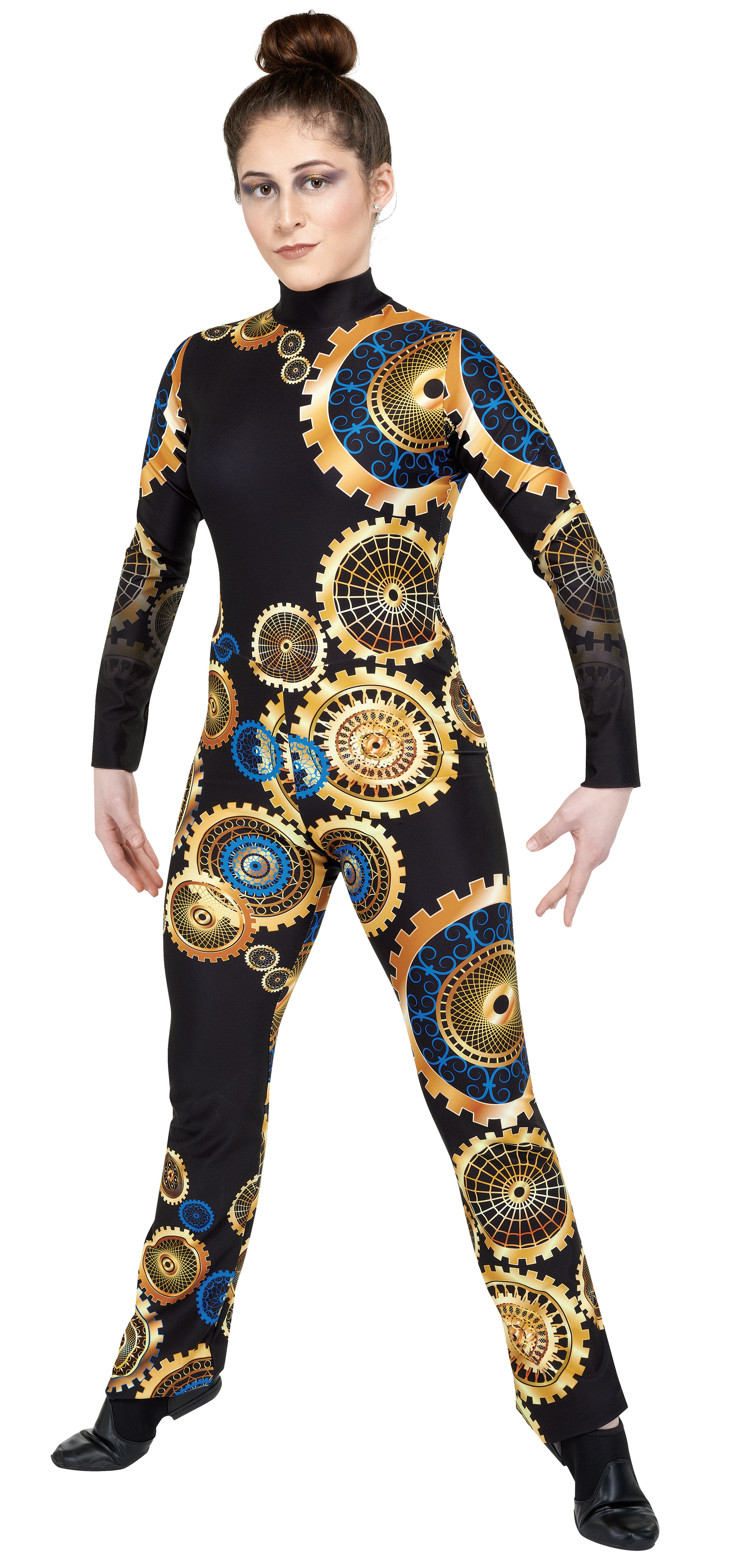 unitard, 2 sleeves, straight leg