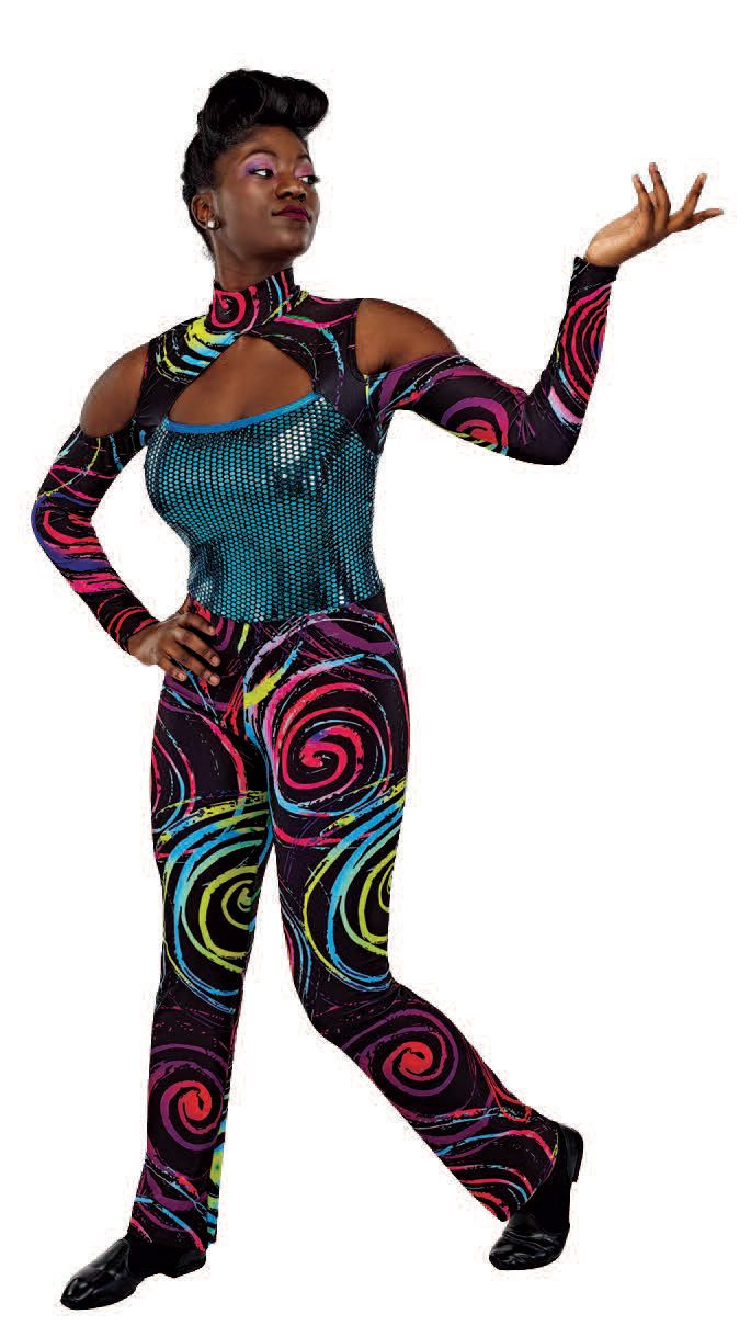 Keyhole Cold Shoulder Unitard tel armor