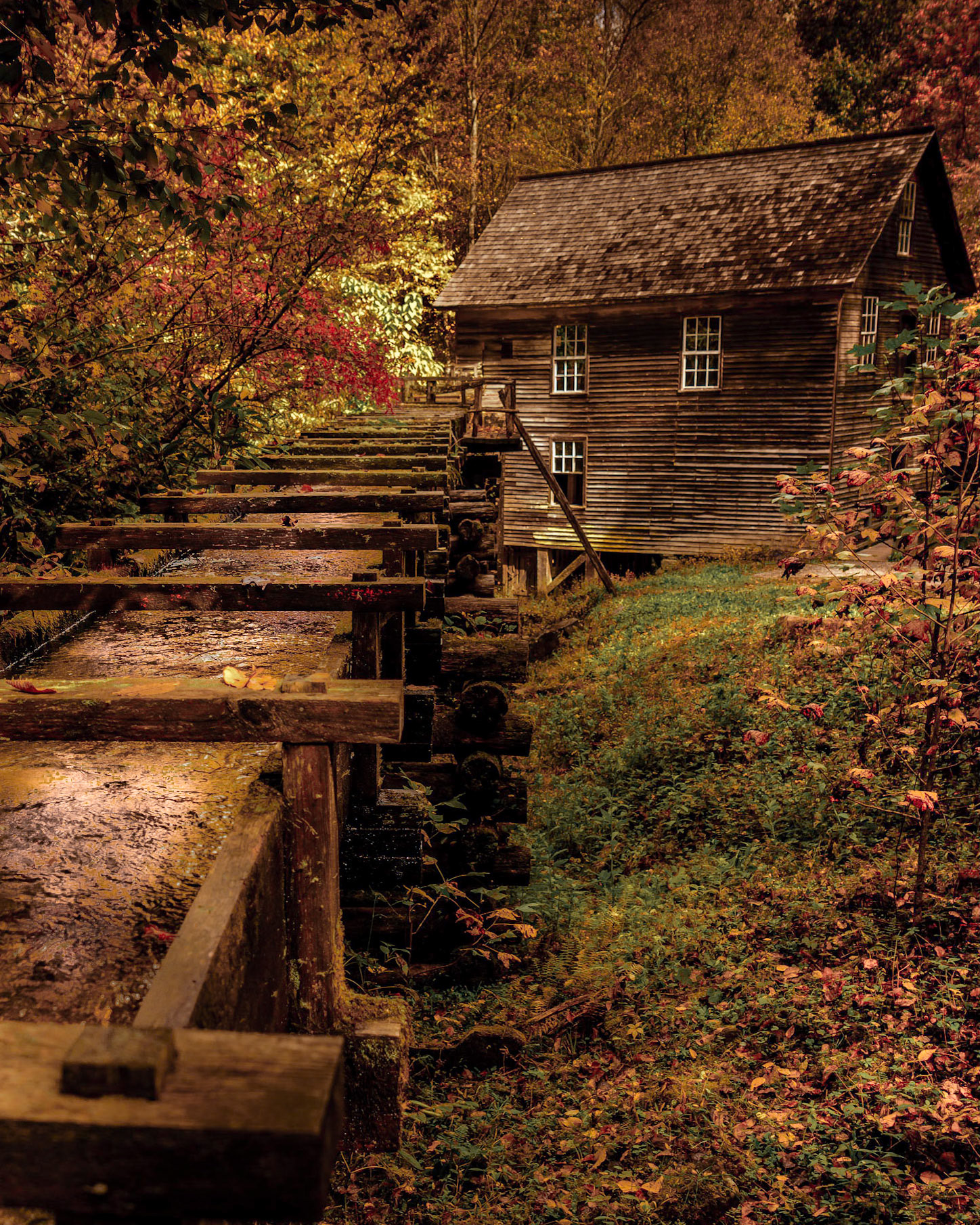 Mingus Mill in Autumn