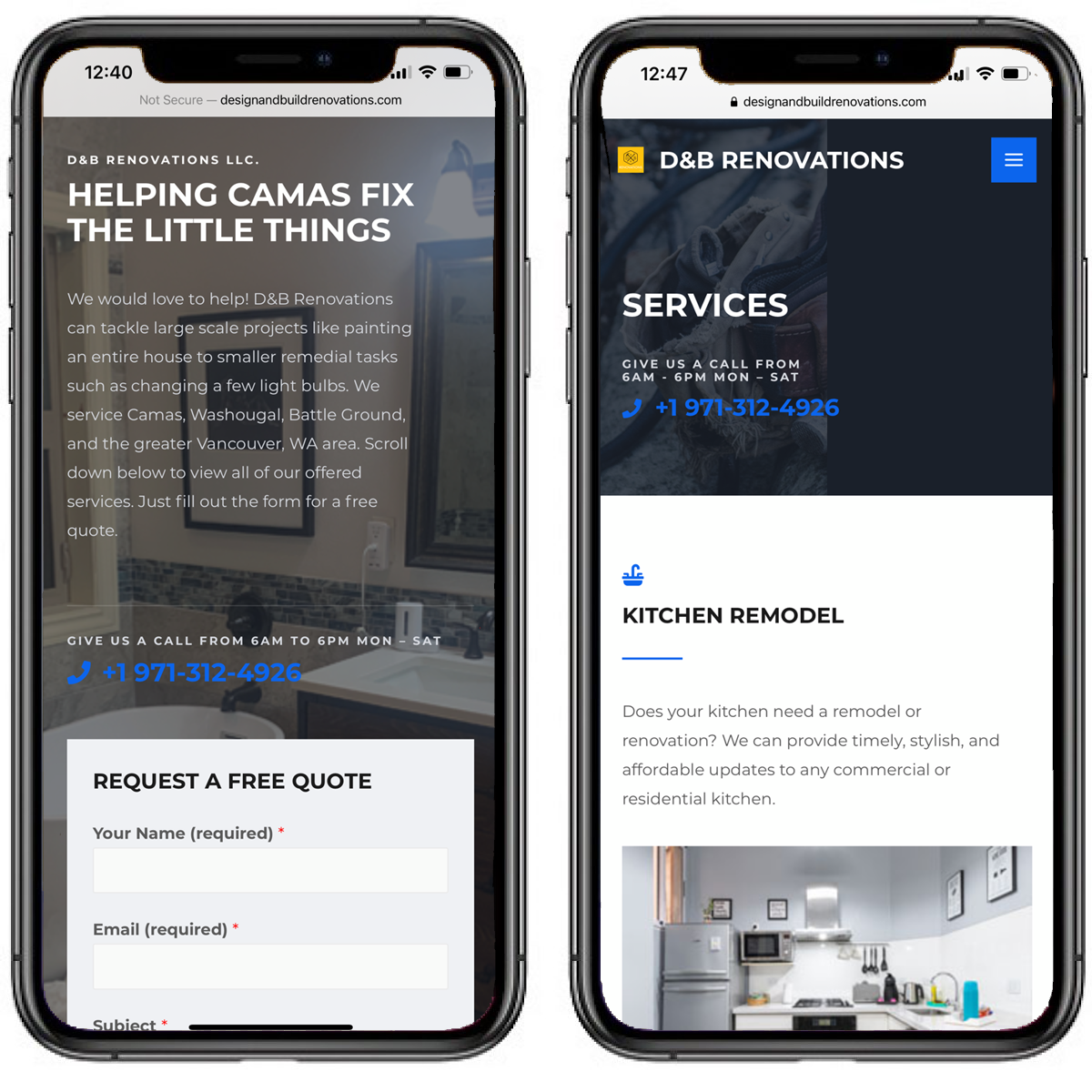 Web Design Mobile Version