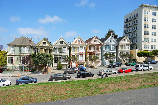 Painted Ladies in San Francisco, CA