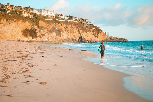 Thousand Steps Beach in Laguna Beach, CA
