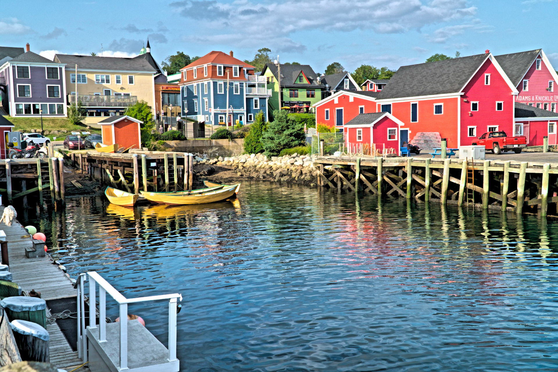 Wharf on the Lunenburg waterfront