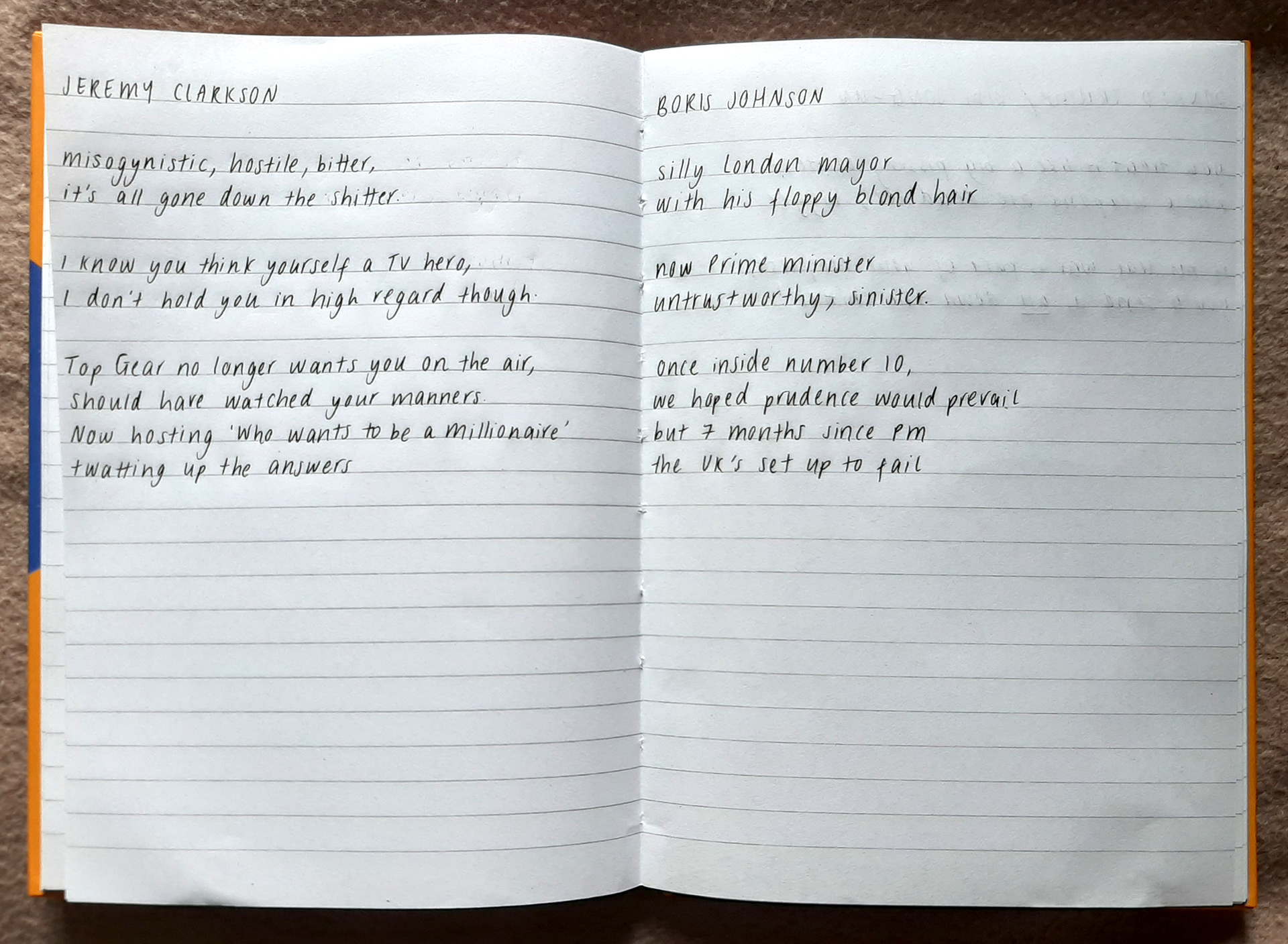 "VInegar Valentines" poems