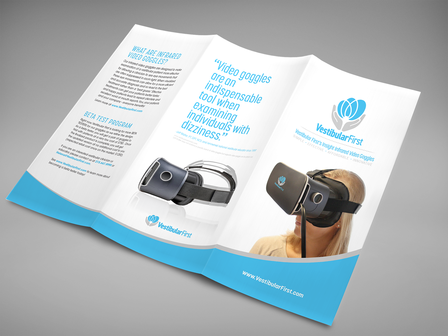 VESTIBULAR FIRST TRIFOLD BROCHURE