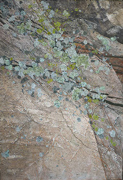 Rock Face #3, 1988 - 3' x 4', SOLD